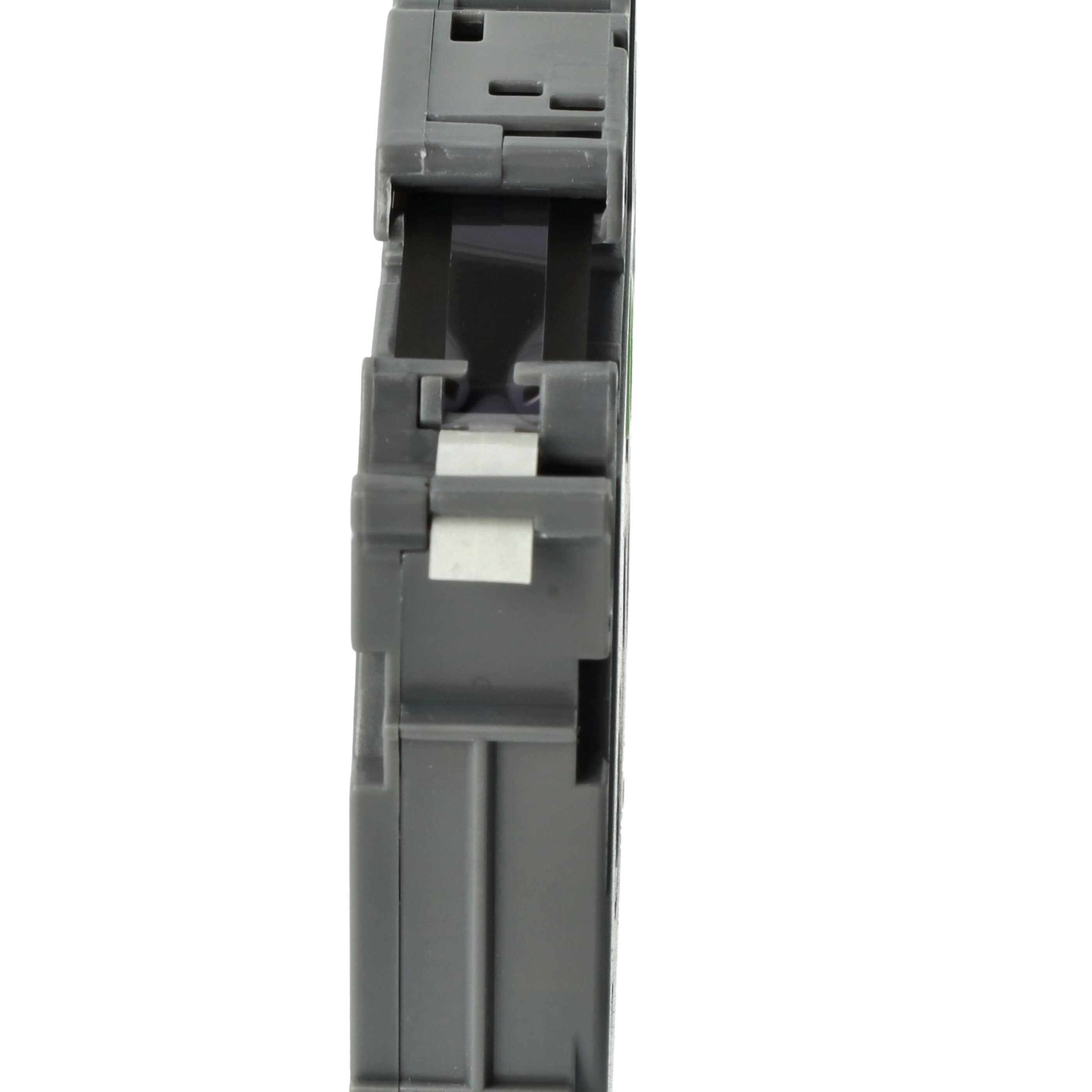 Cassette à ruban remplace Brother TZE-S111 - 6mm lettrage Noir ruban Transparent