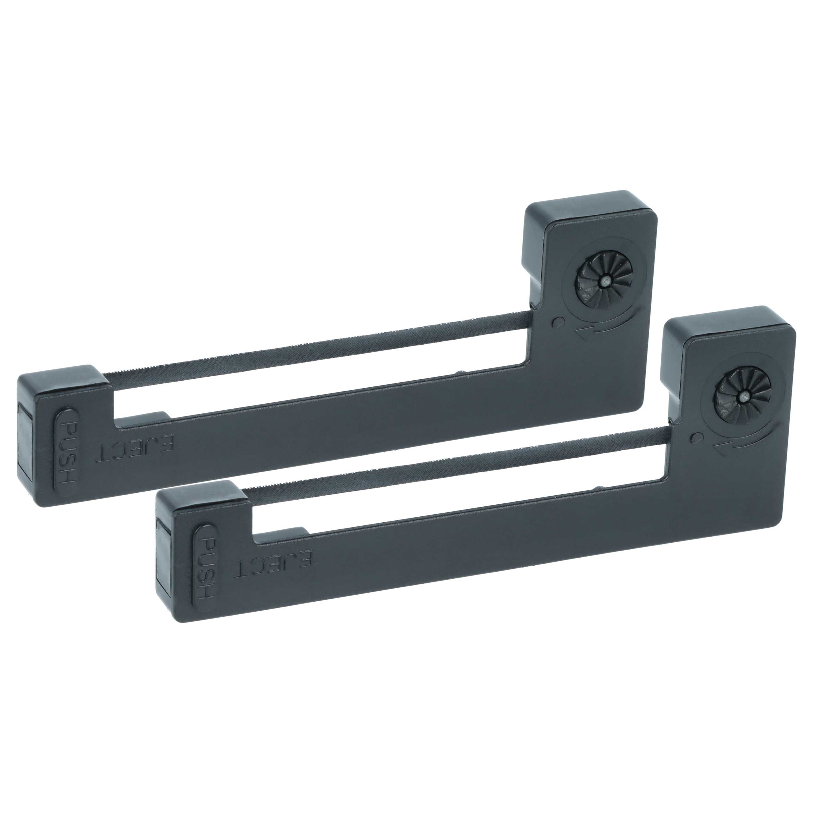 2x Farbband als Ersatz für Epson ERC-05, ERC-05, C43S015352 für TEC Nadel-/Bondrucker u.a. - Schwarz