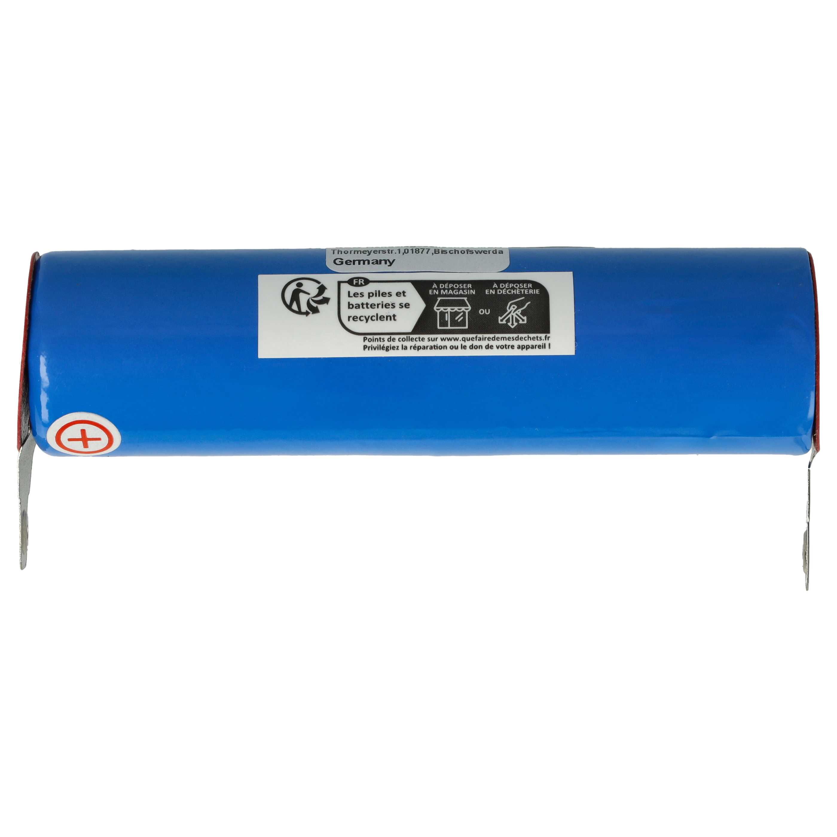 Batería reemplaza SY9541 para rallador queso (2000 mAh, 2,4 V, NiMH)