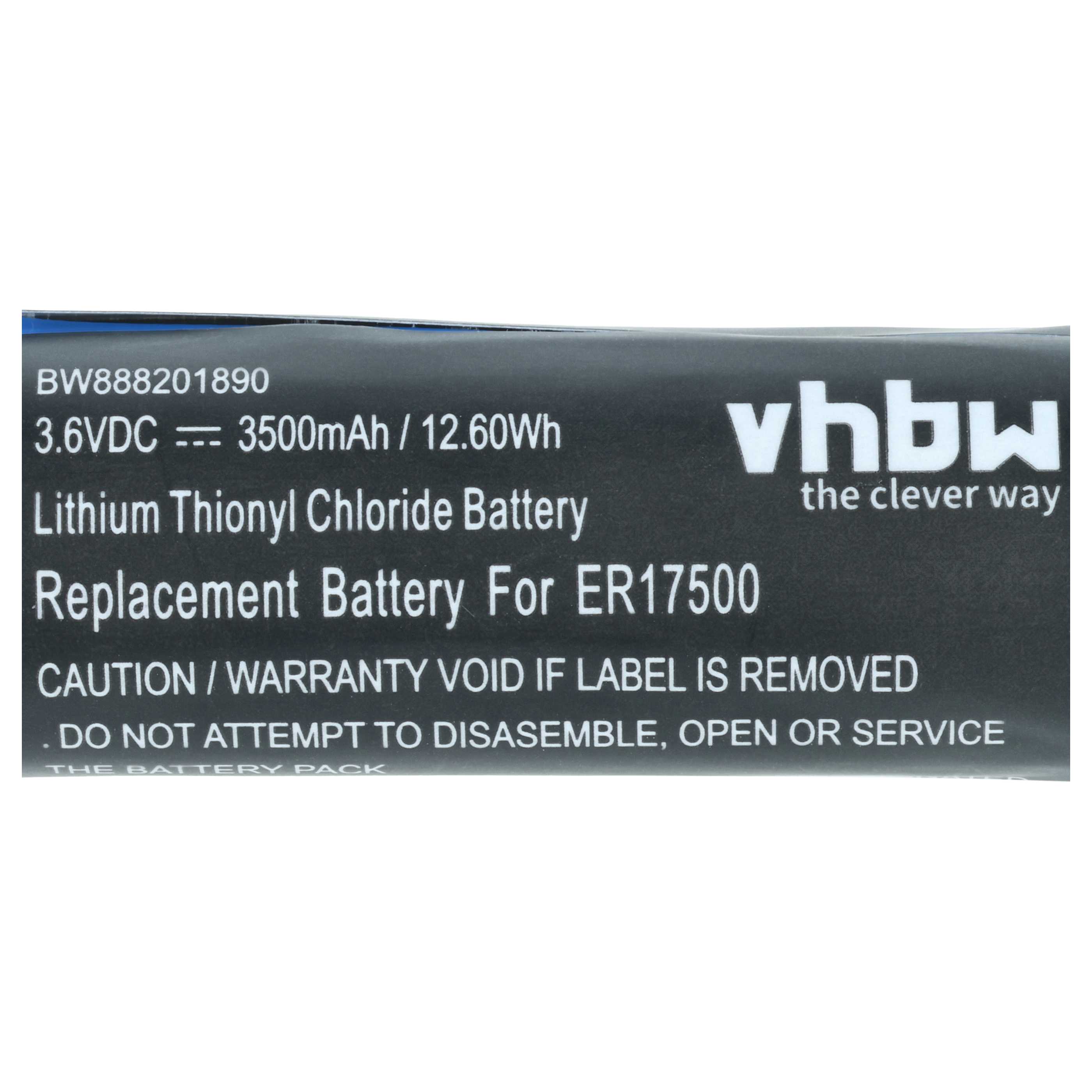 2x Batería reemplaza Omron CS1W-BAT01 para controlador (3500 mAh, 3,6 V, Li-SOCl2)