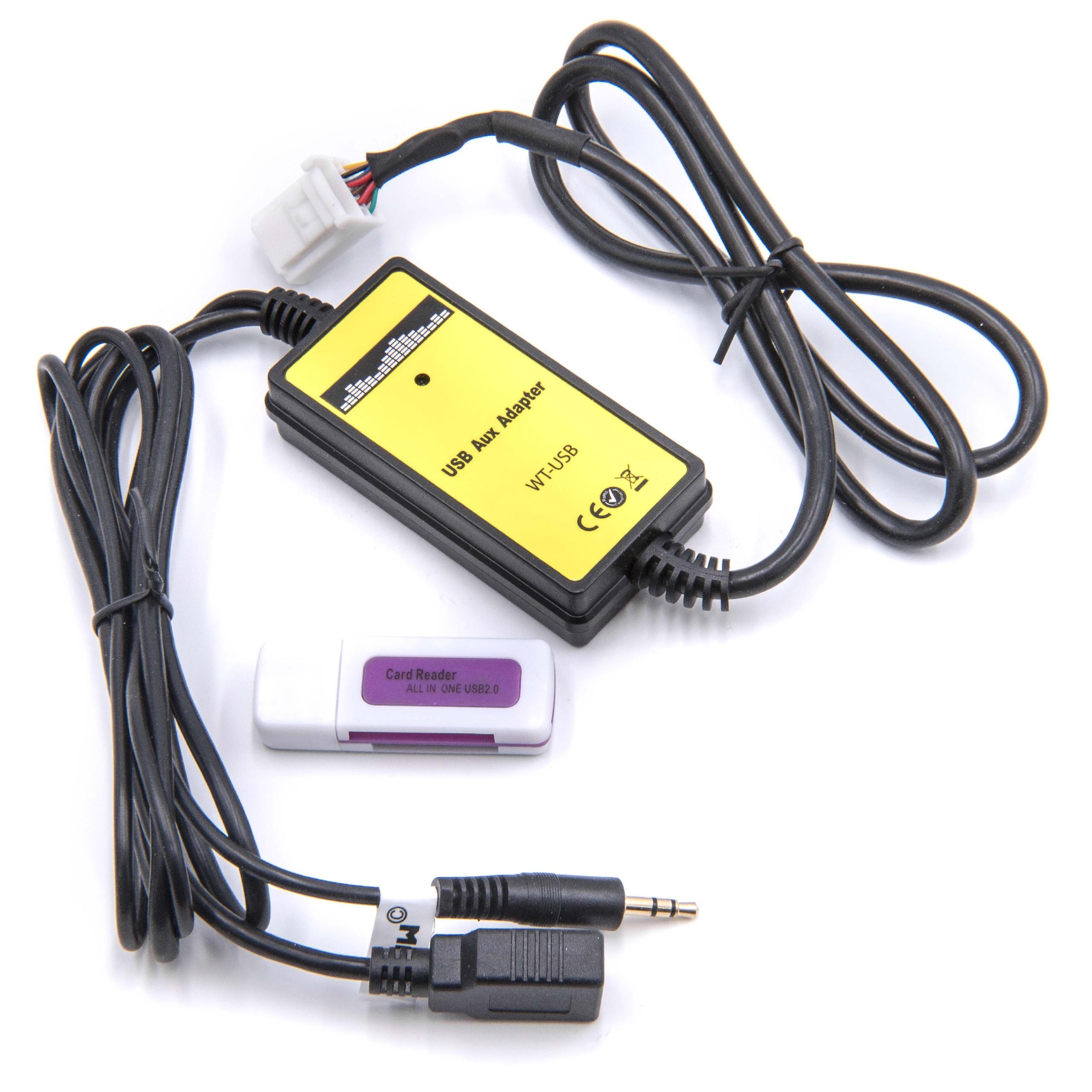 AUX Audio Adapter Kabel für4Runner 2003-2010 Toyota Auto Radio - USB