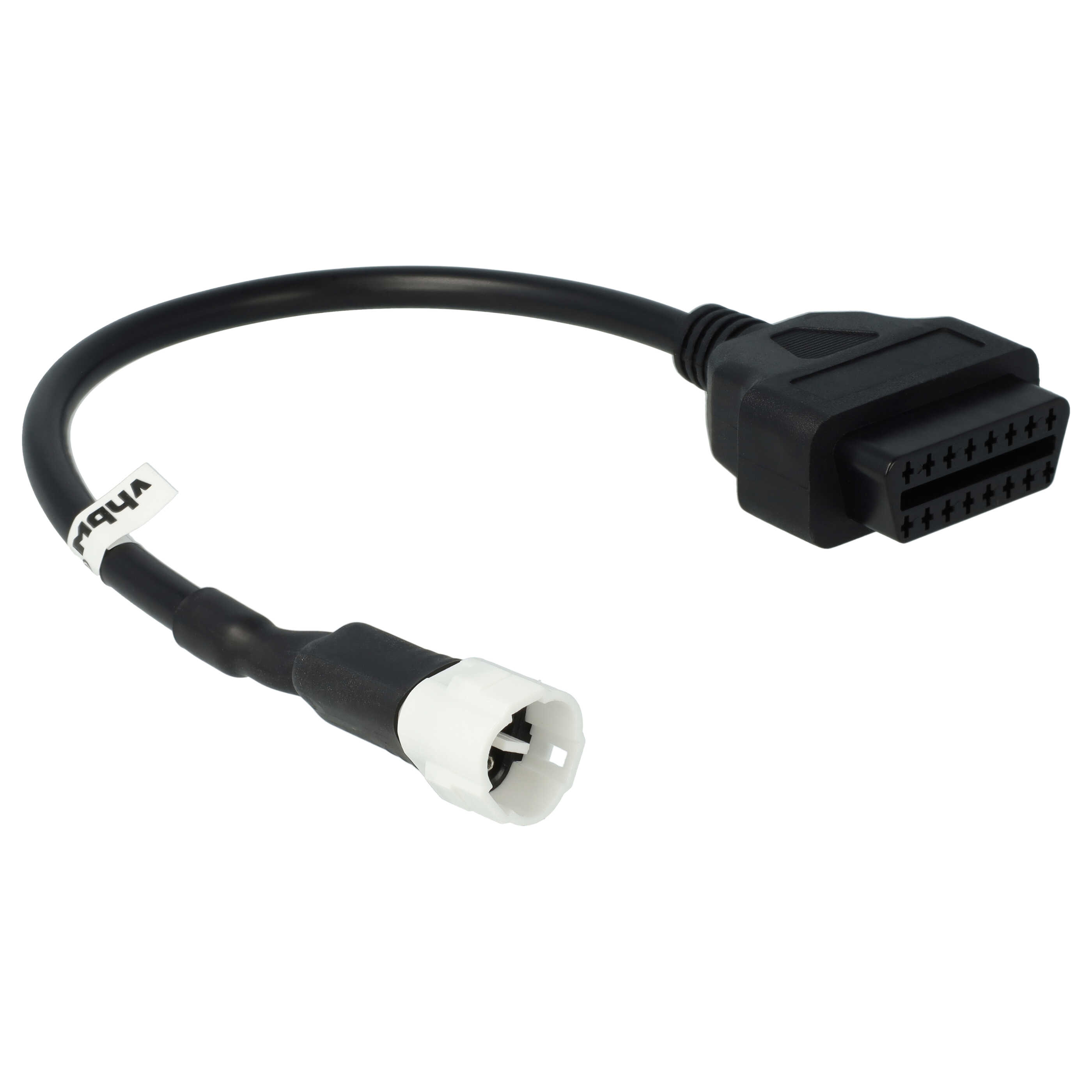 vhbw OBD2 Adapter 3 Pin to OBD2 16Pin suitable for Delight 125 Motorbike - 40 cm