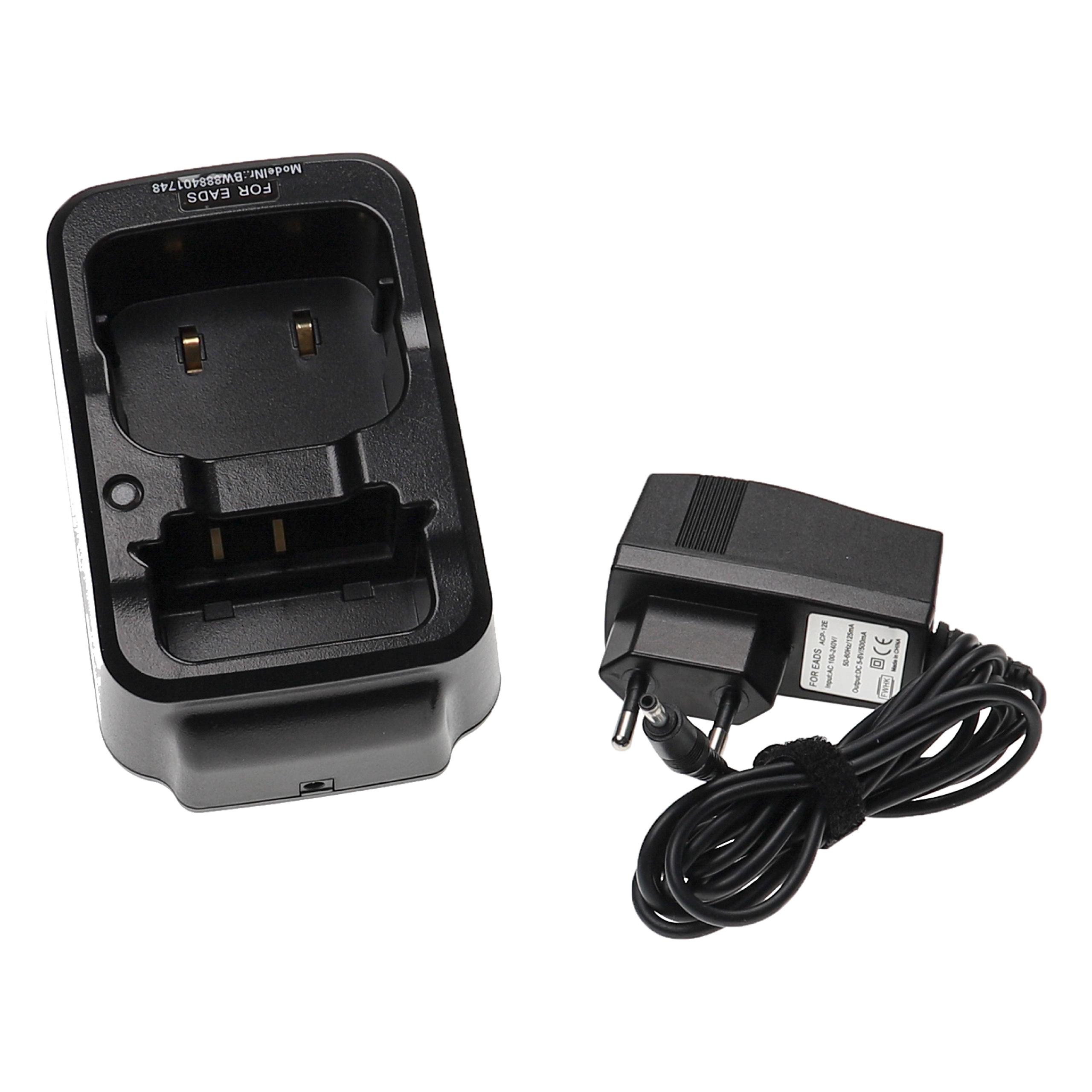 Charger + Mains Adapter Suitable for Airbus Radio Batteries - 4.8 V, 0.5 A