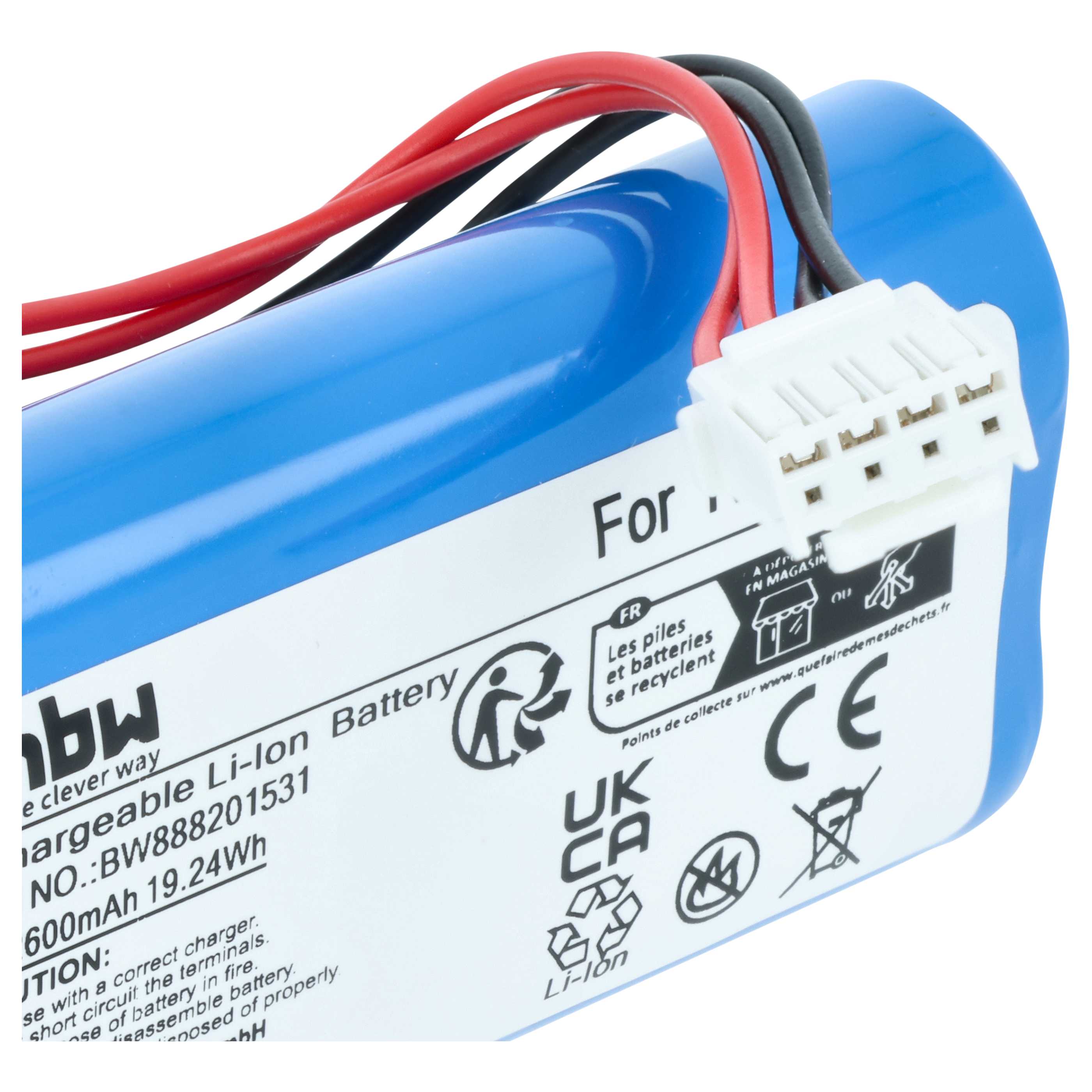 Batterie remplace DJI LGABB4186, RC03012, TI100782 pour drone DJI- 2600mAh 7,4V Li-ion