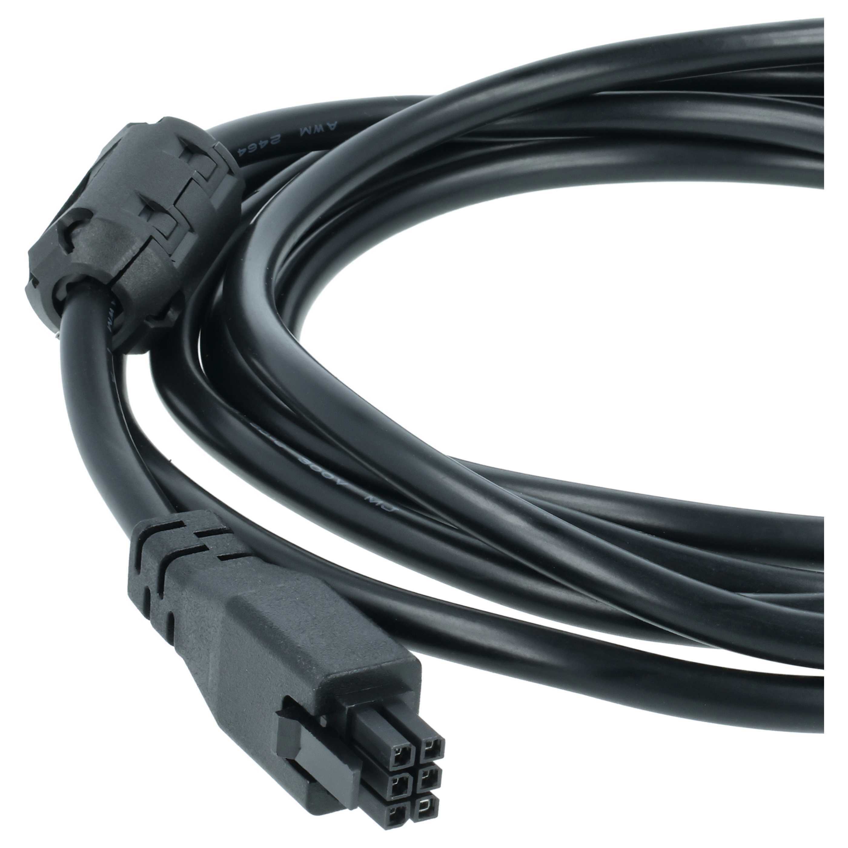 Cable AMS de 6 polos para impresoras 3D Bambu Lab P1P, P1S, X1 - Cable BUS con filtro EMI, 2 m, negro