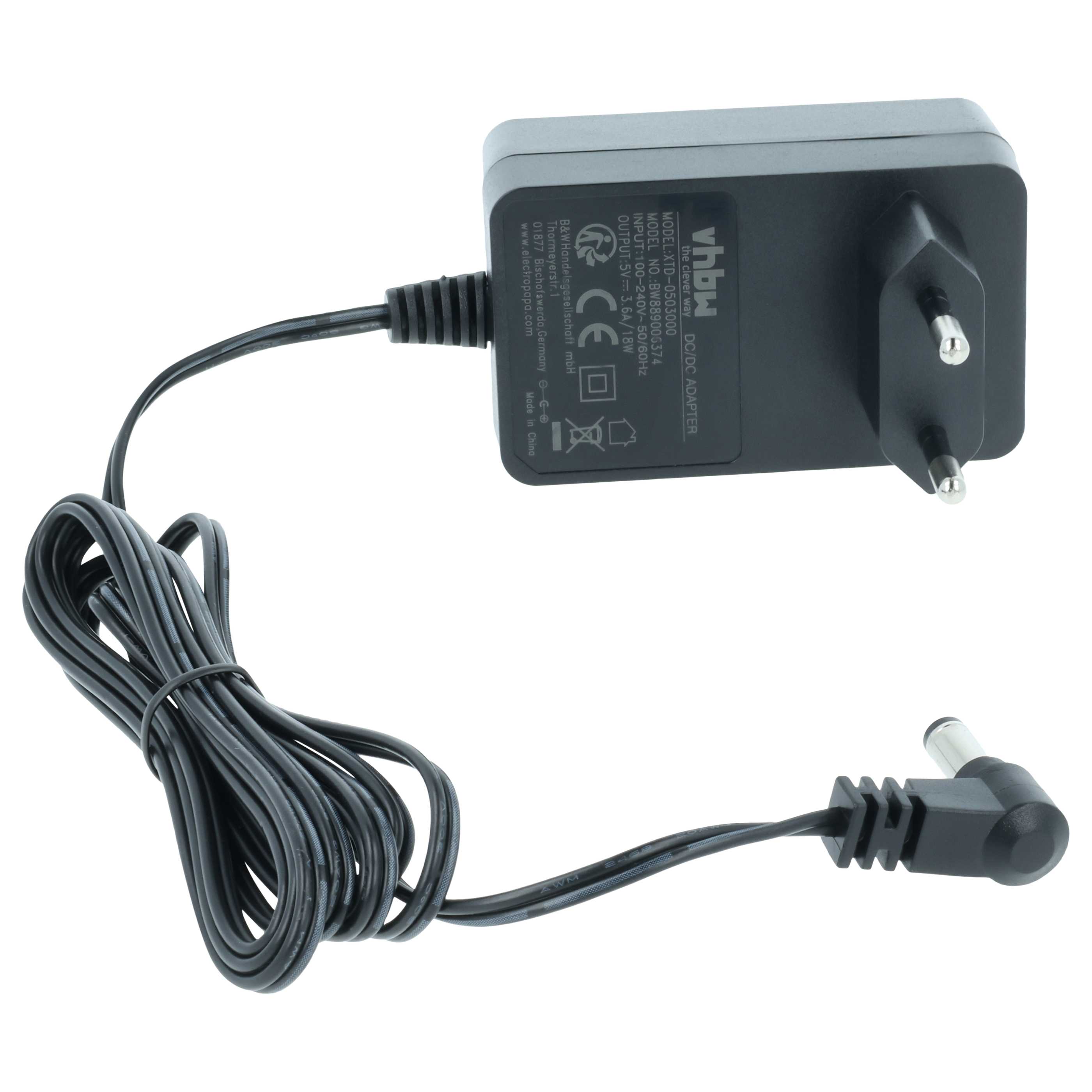 Mains Power Adapter replaces Intermec 851-089-105 for Honeywell Barcode Scanner, Handheld POS Scanner etc.