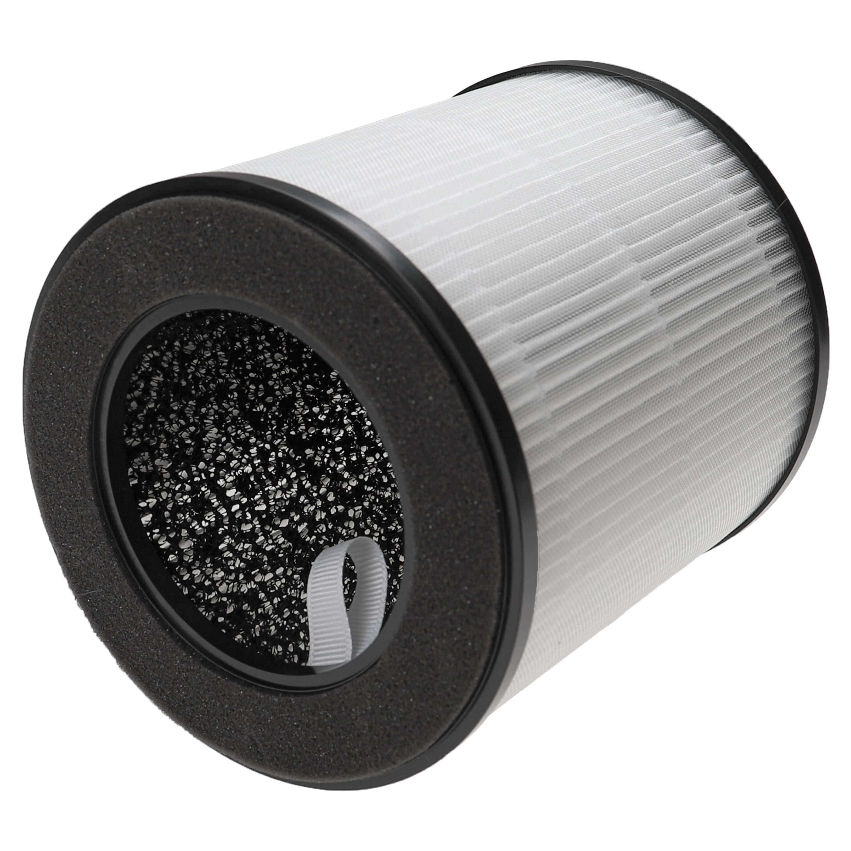 4x Filter for Acekool Air Purifier etc. - Pre Filter + HEPA + Activated Carbon