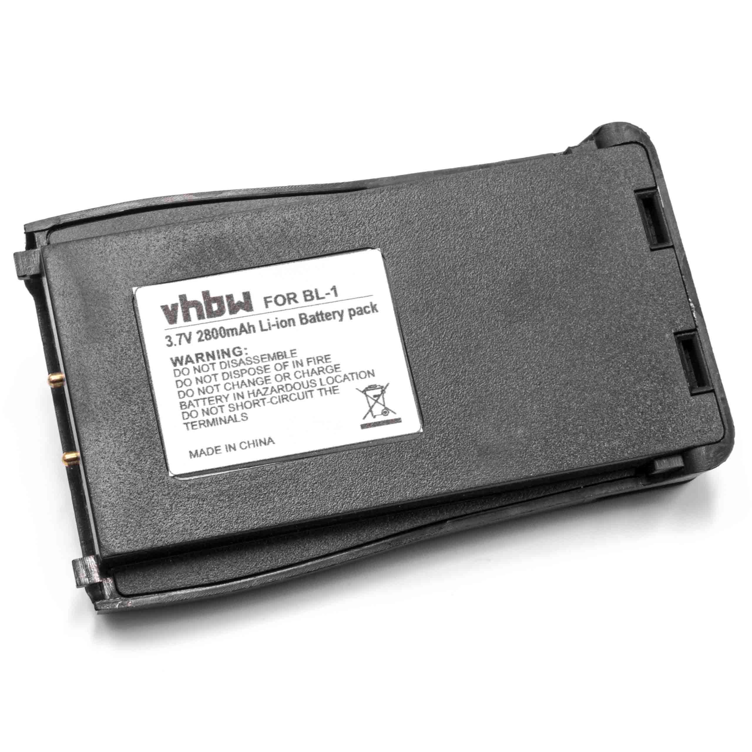Radio Battery Replacement for Baofeng BL-1 - 2800mAh 3.7V Li-Ion