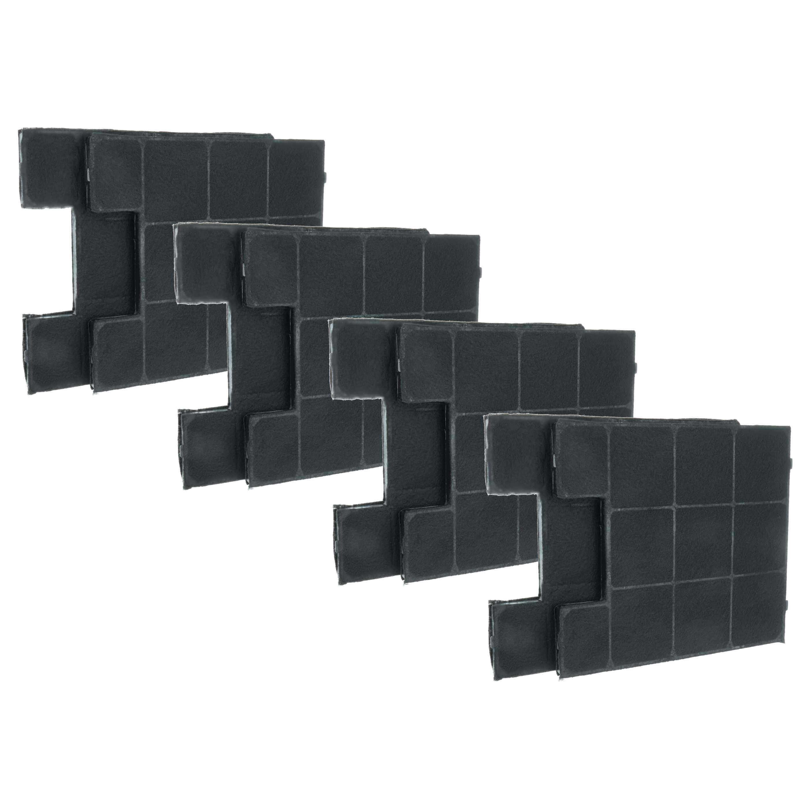 8x Filtres à charbon actif remplace Amica KF17147, KF17141 pour hotte Zelmer