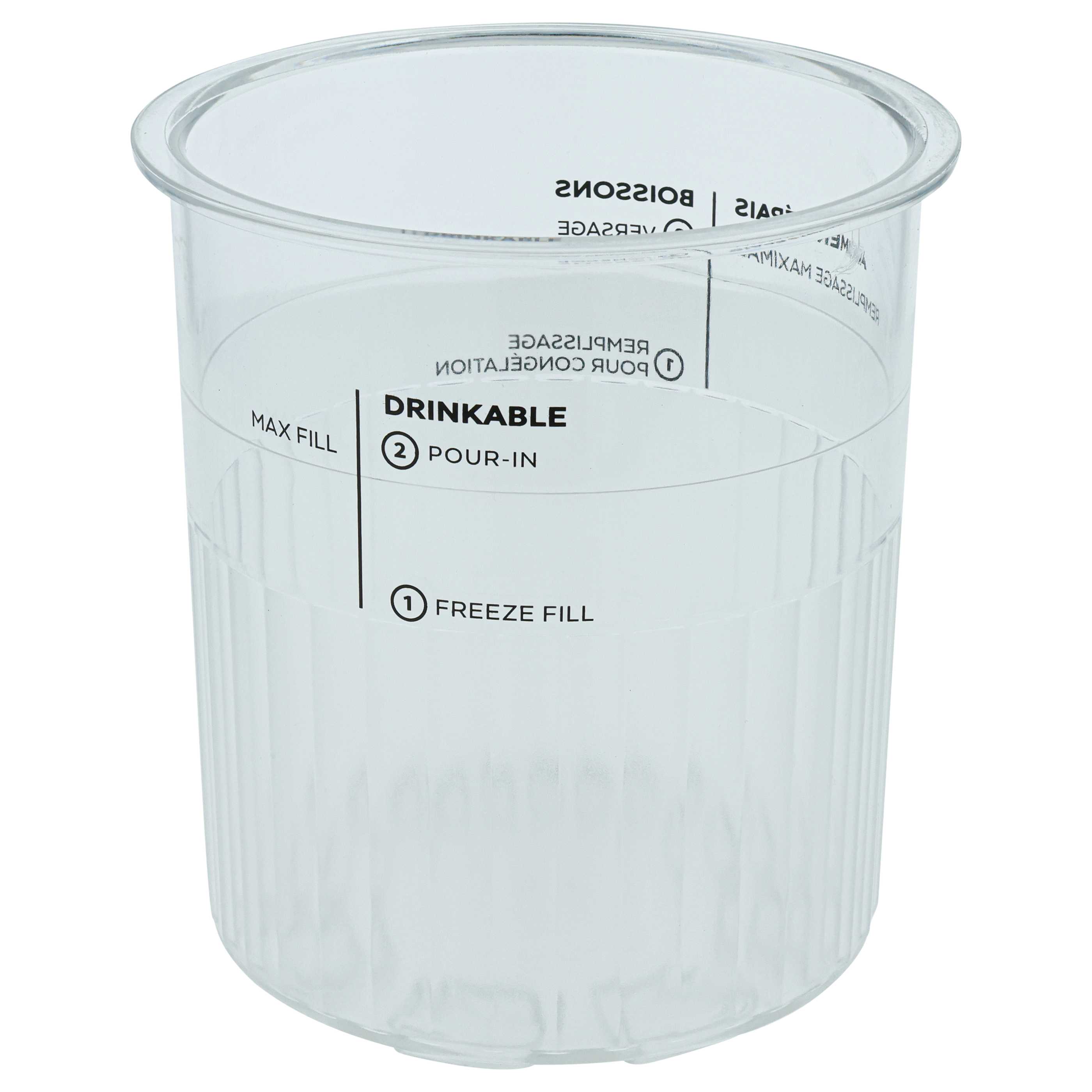 4x 680 ml Pojemniki do maszyny do lodów Ninja CREAMI NC500, NC501 - wolne od BPA