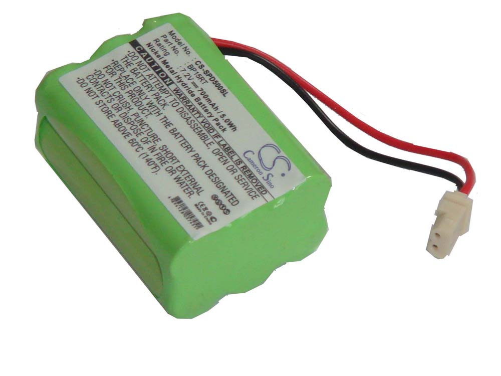 Batterie remplace Dogtra BP-15RT, BP15RT pour collier de dressage de chien - 700mAh 7,2V NiMH