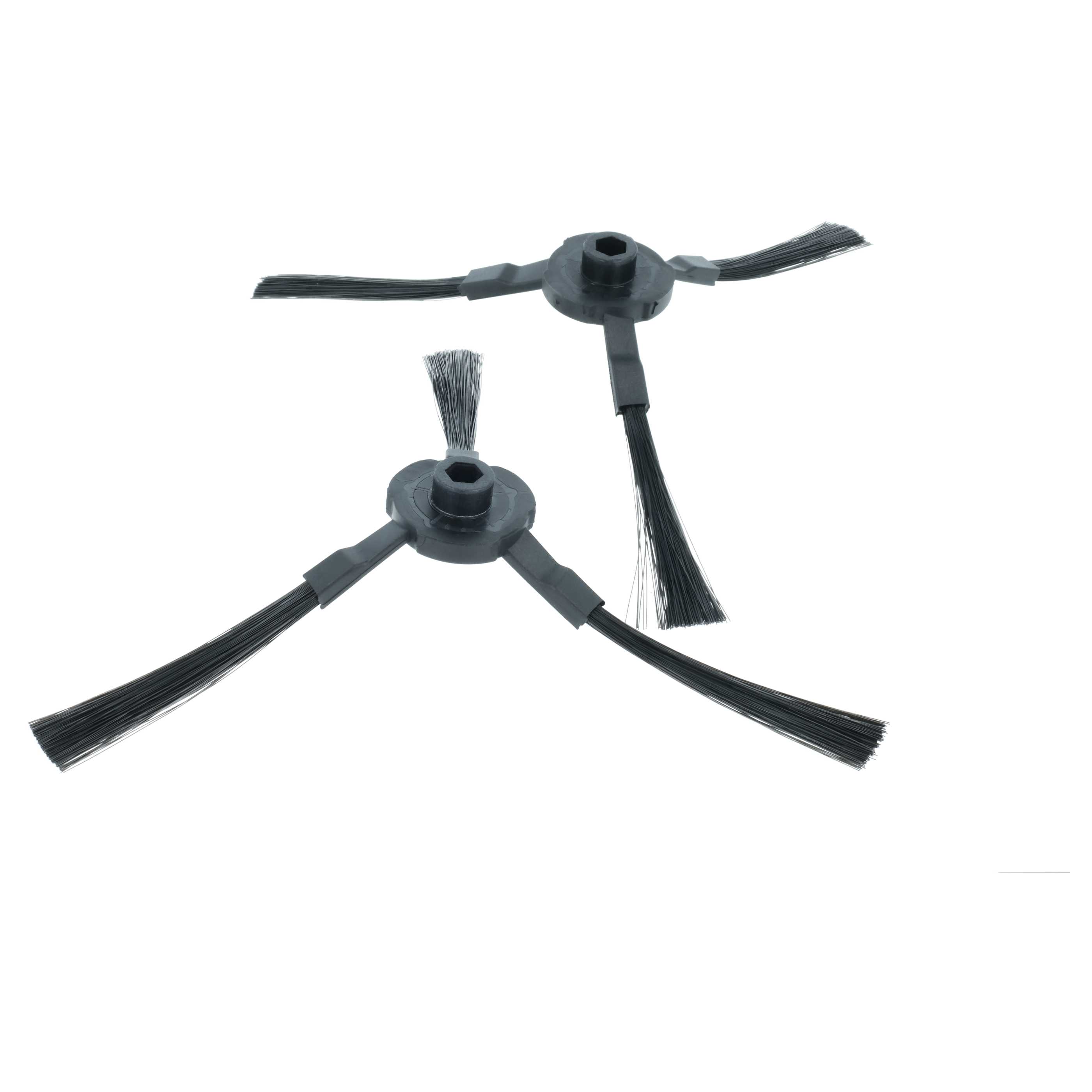 2x Szczotka boczna do robota sprzątającego iLife / Zaco / Medion - szczotki 3-ramienne, czarny