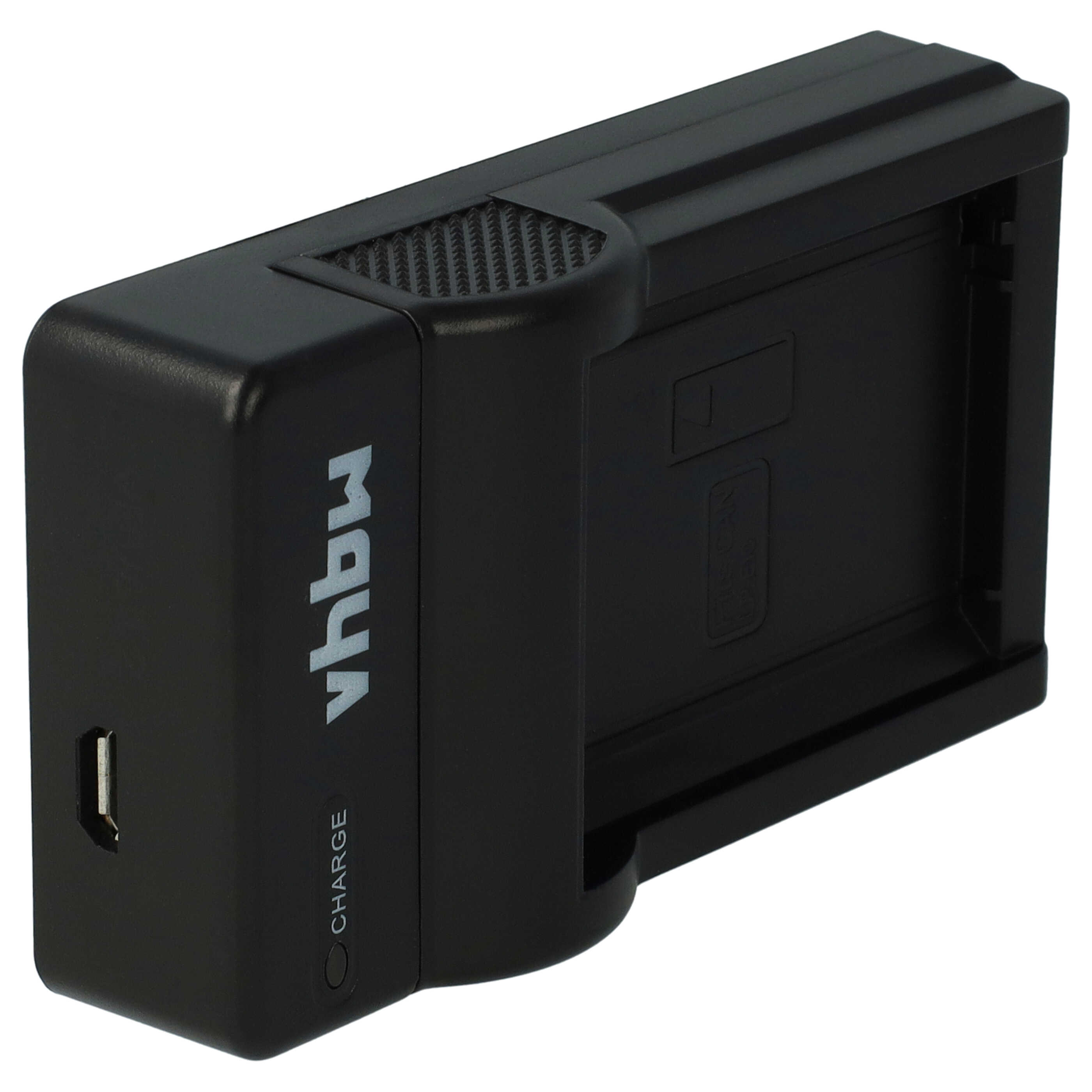 Battery Charger Micro-USB + Cable Micro-USB suitable for Canon EOS Kiss X80, Rebel T6, 2000D, 4000D Digital Ca