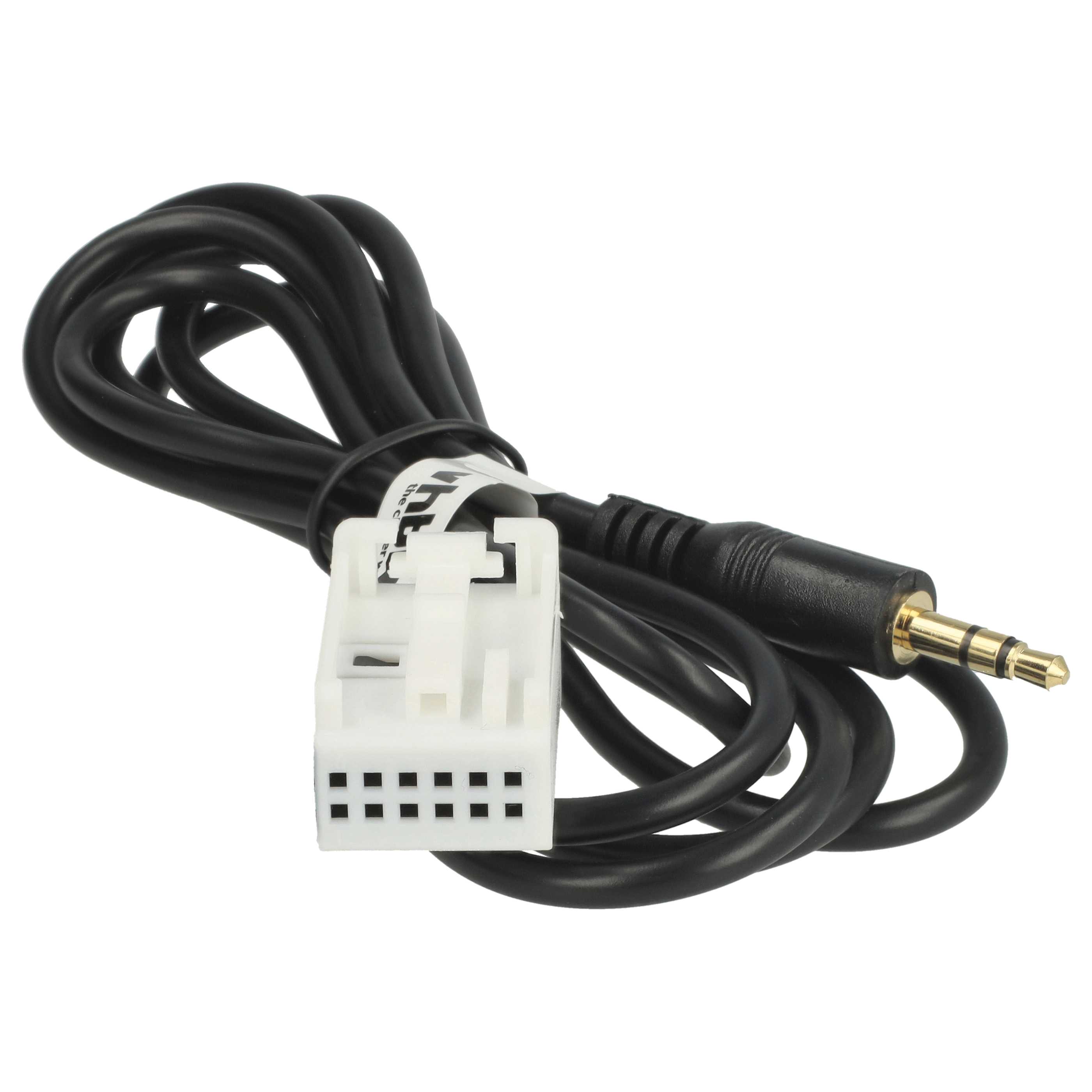 AUX Audio Adapter Cable for RCD210 VW Car Radio etc. - 120cm