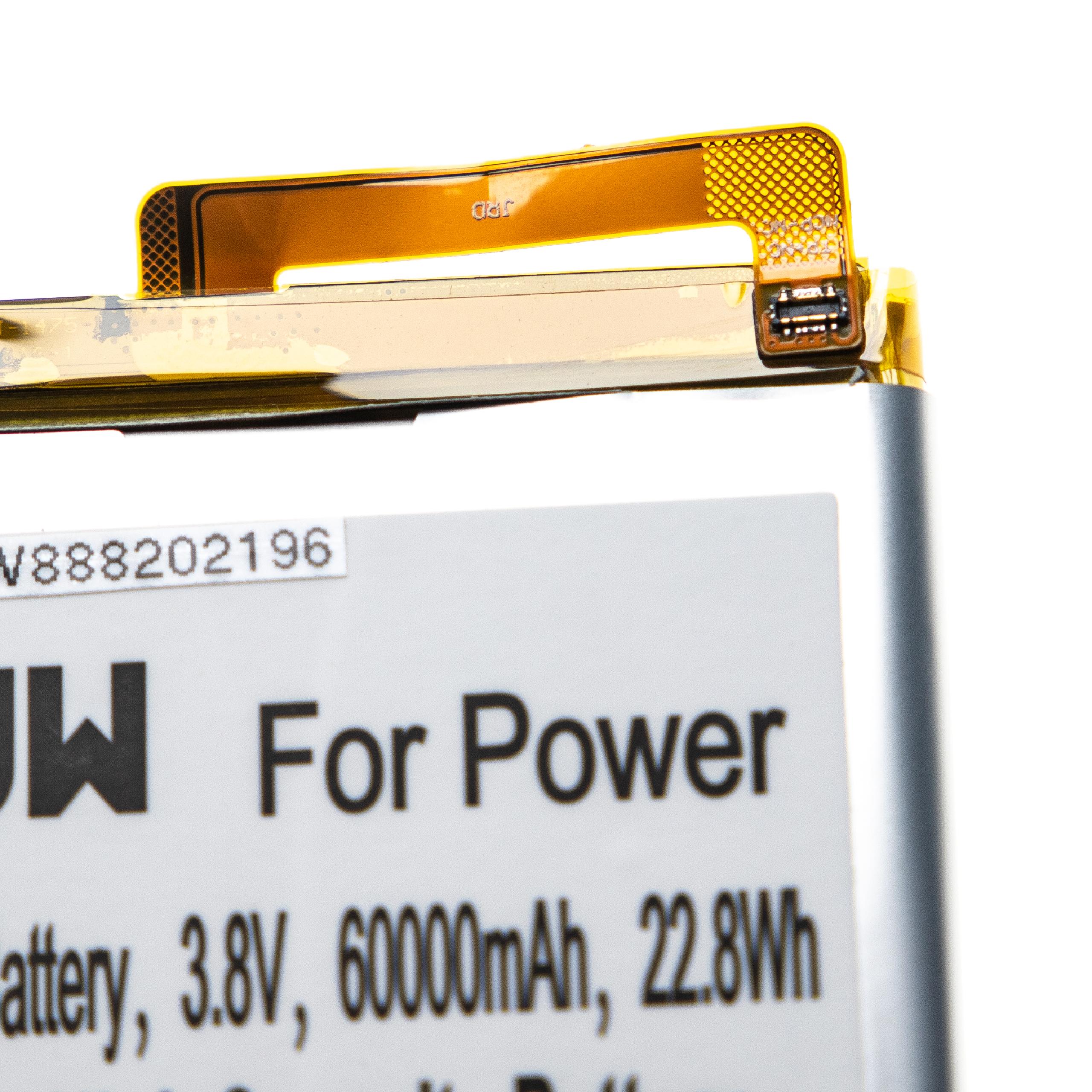 Mobile Phone Battery for Cubot Power - 6000mAh 3.8V Li-polymer