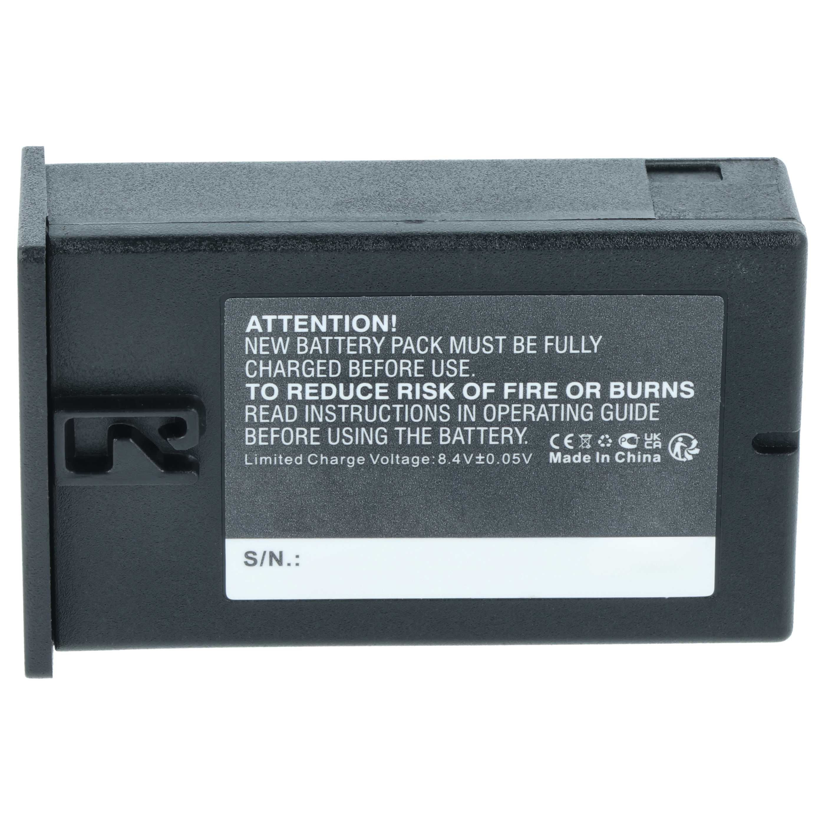 2x Battery replaces Leica BP-DC13 - 900mAh, 7.2V, Li-Ion