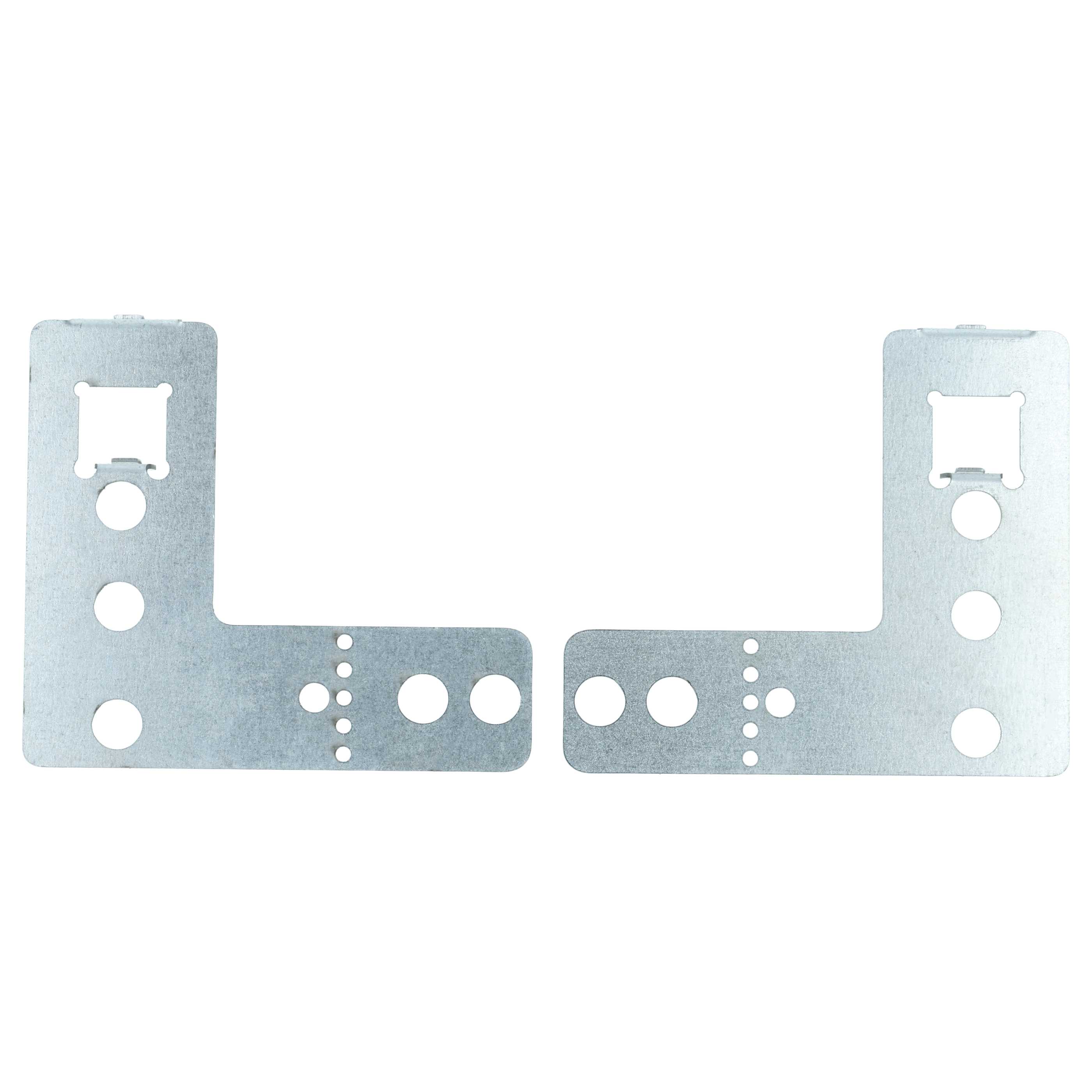 2tlg. Befestigungswinkel Set für Bosch Siemens Spülmaschine ersetzt 00170664 - Befestigungssatz links rechts