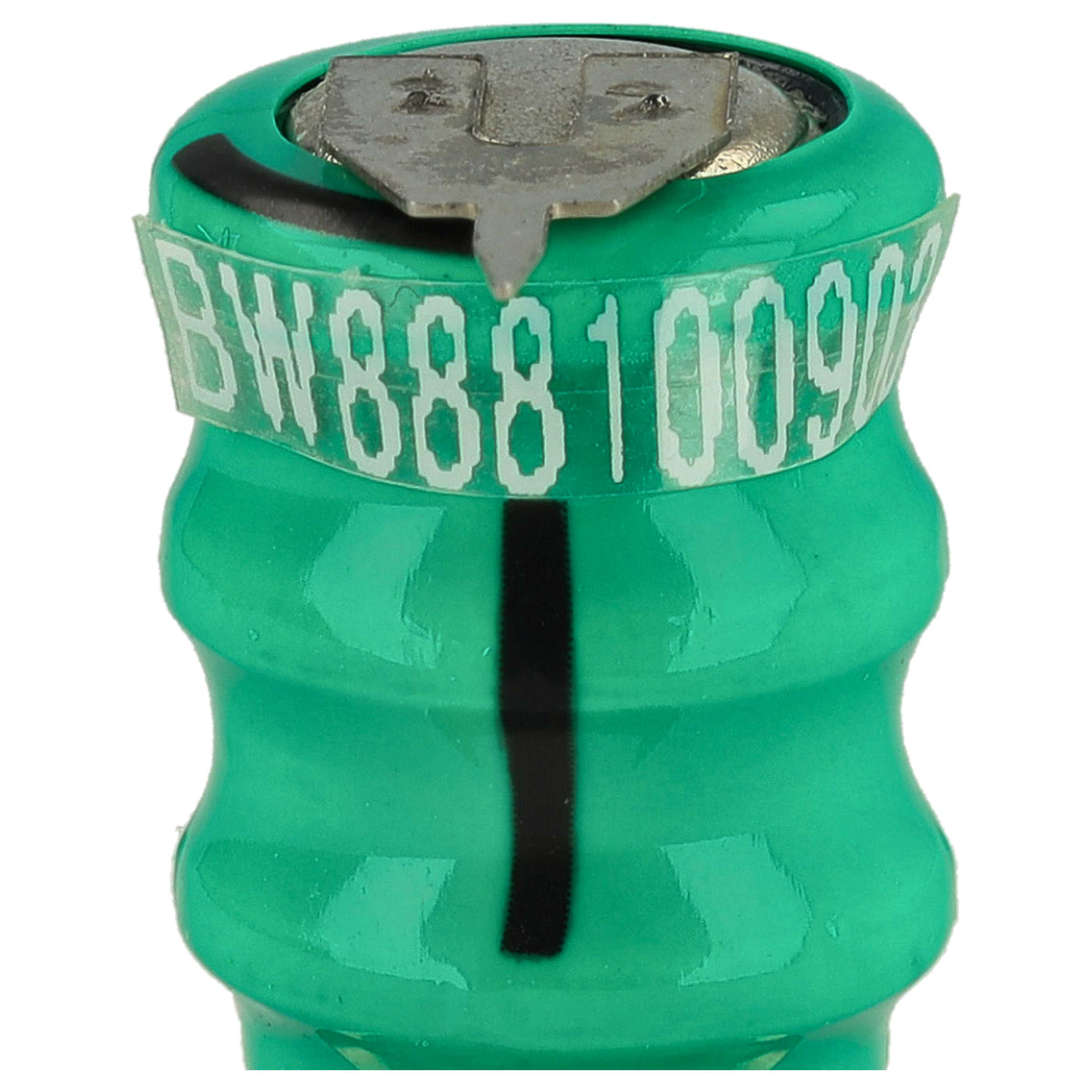5x Button Cell Battery Type V40H 3 Pins for Model Building Solar Lamps etc. - 40 mAh 3.6 V NiMH