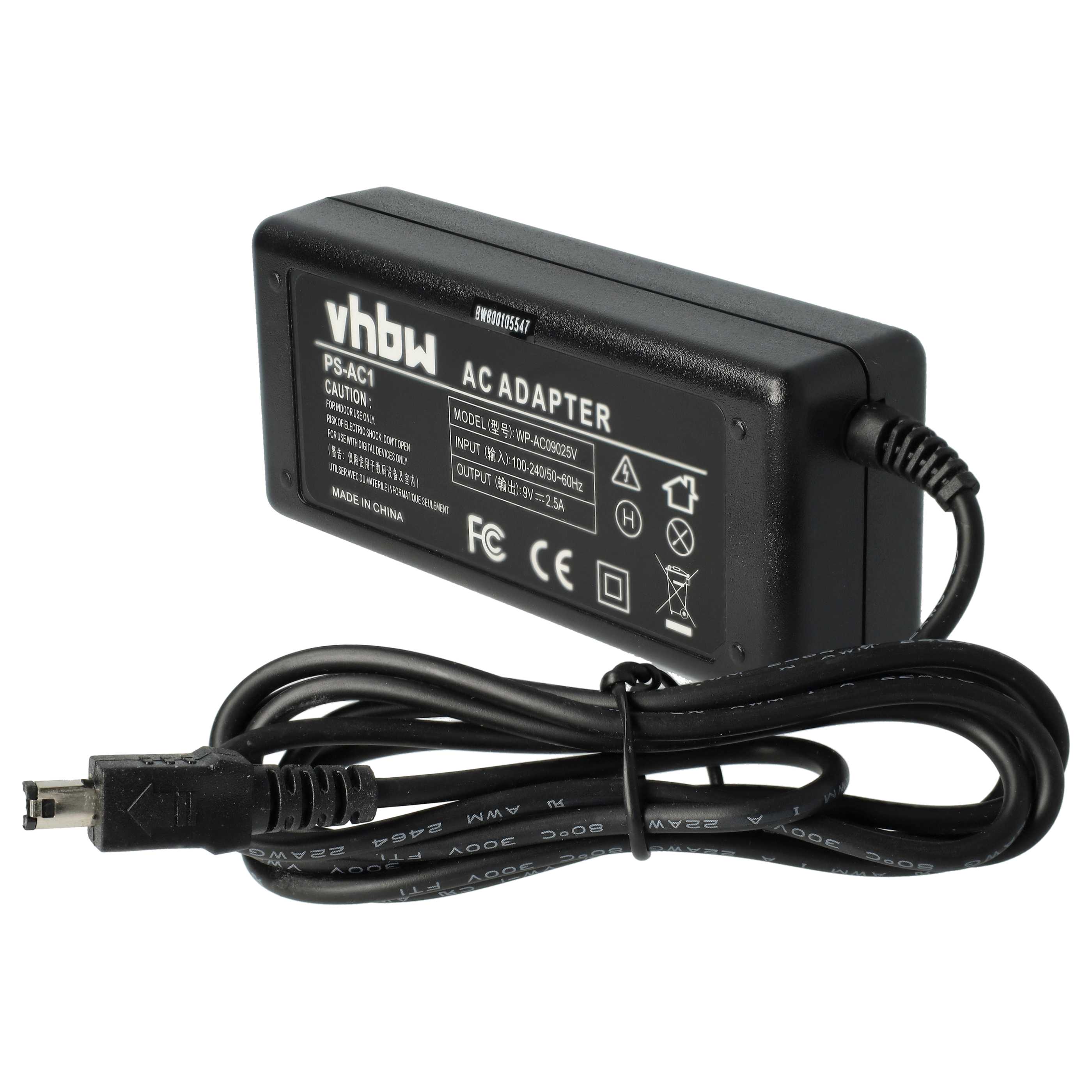 Power Supply replaces AC-1 for Camera - 2 m, 9 V 2.5 A
