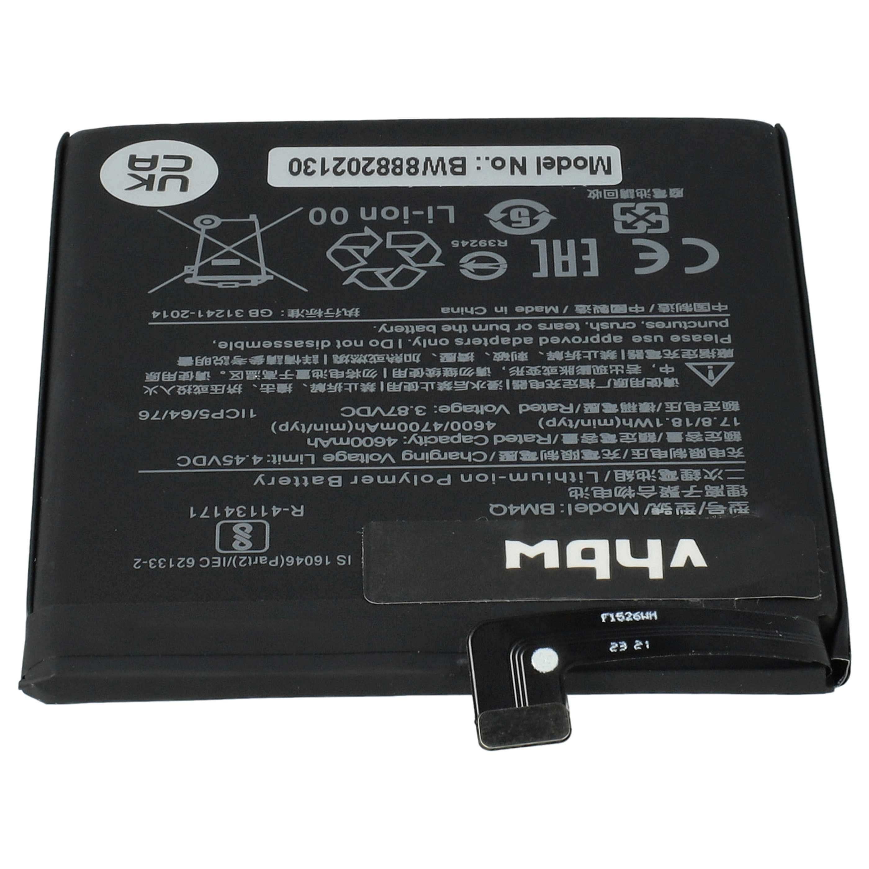 Batería reemplaza Xiaomi BM4Q para Xiaomi - 4400 mAh 3,85 V Li-poli