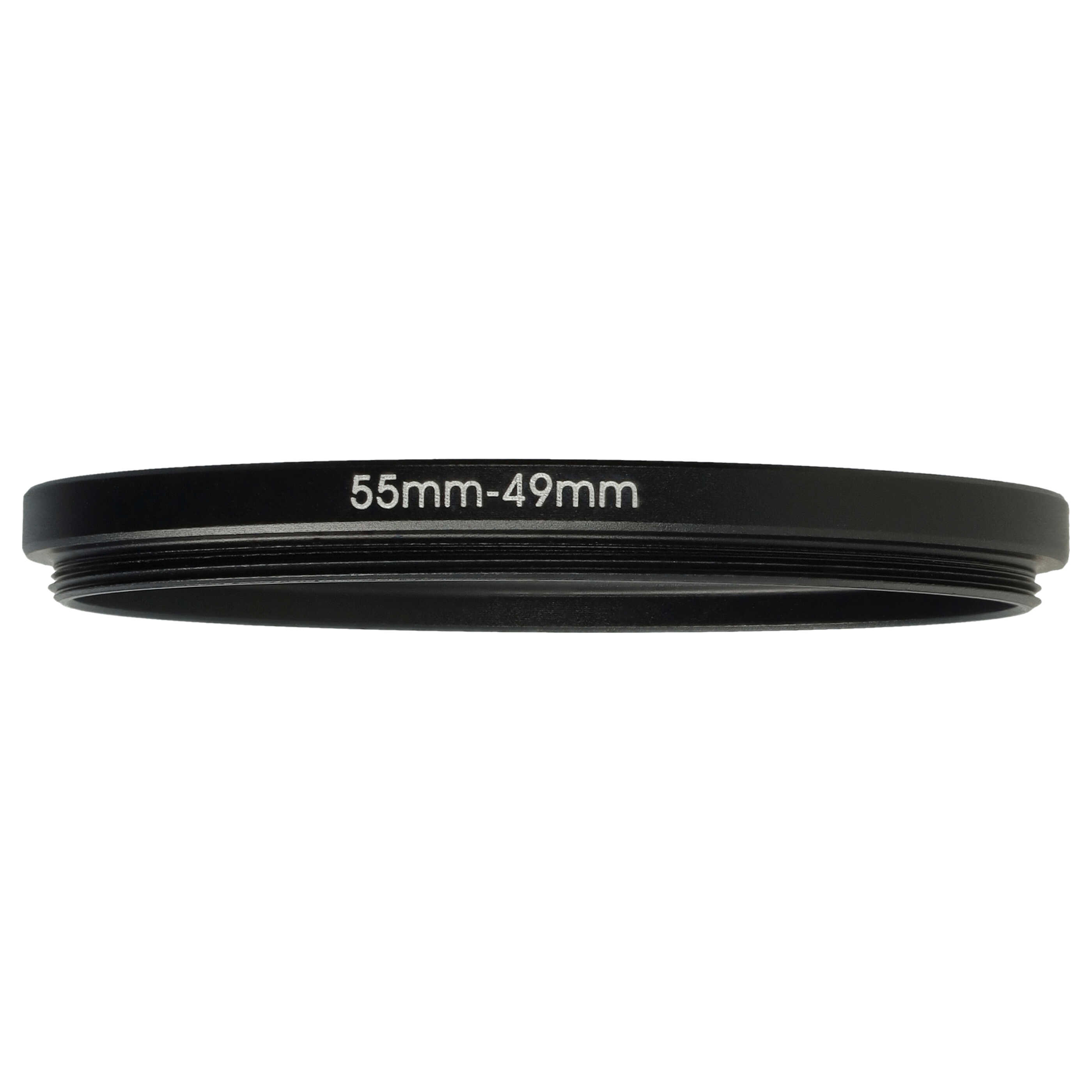 Step-Down-Ring Adapter von 55 mm auf 49 mm für diverse Kamera Objektive