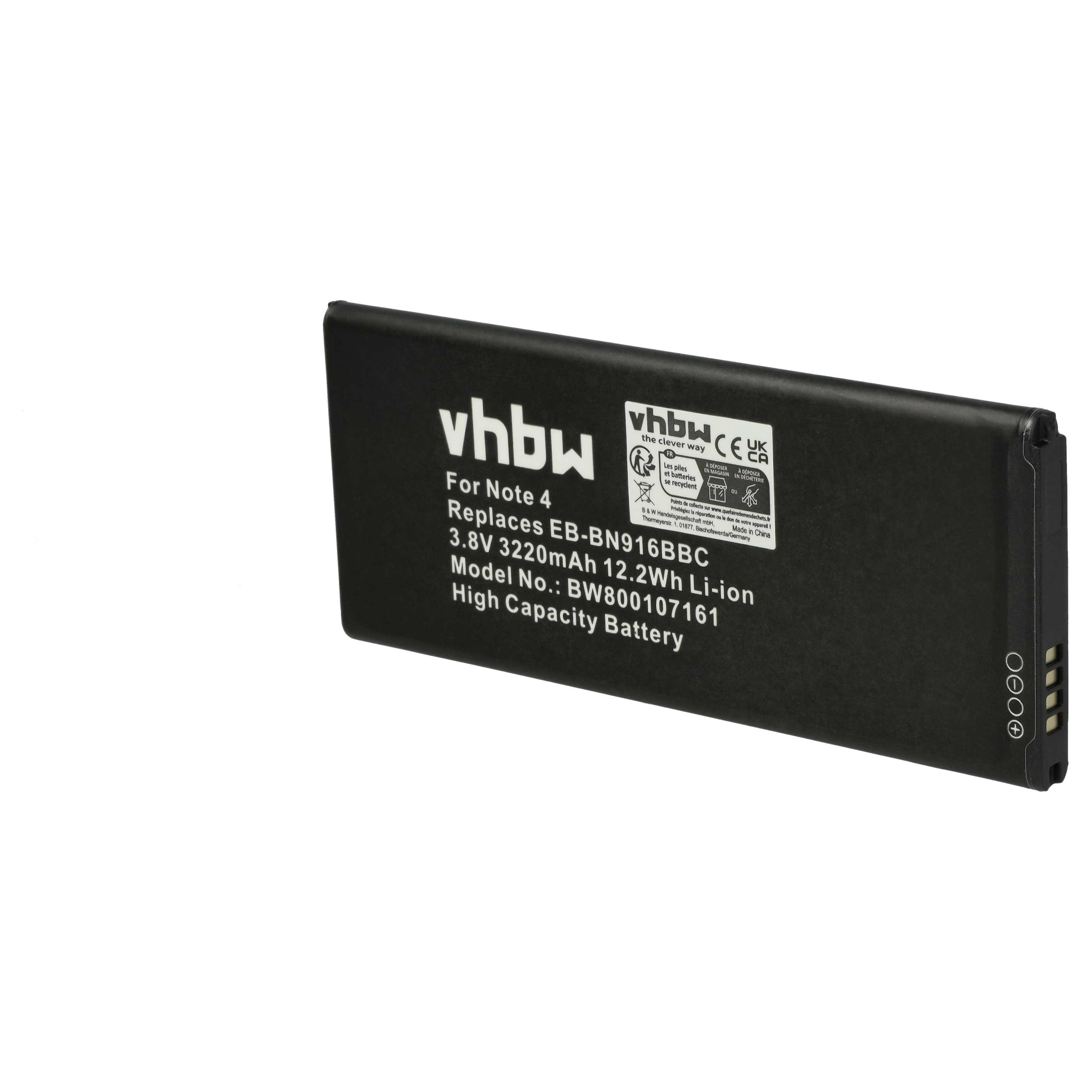 Akumulator do telefonu smartfona zamiennik Samsung EB-BN910BBK, EB-BN910BBE - 3220 mAh 3,85 V Li-Ion
