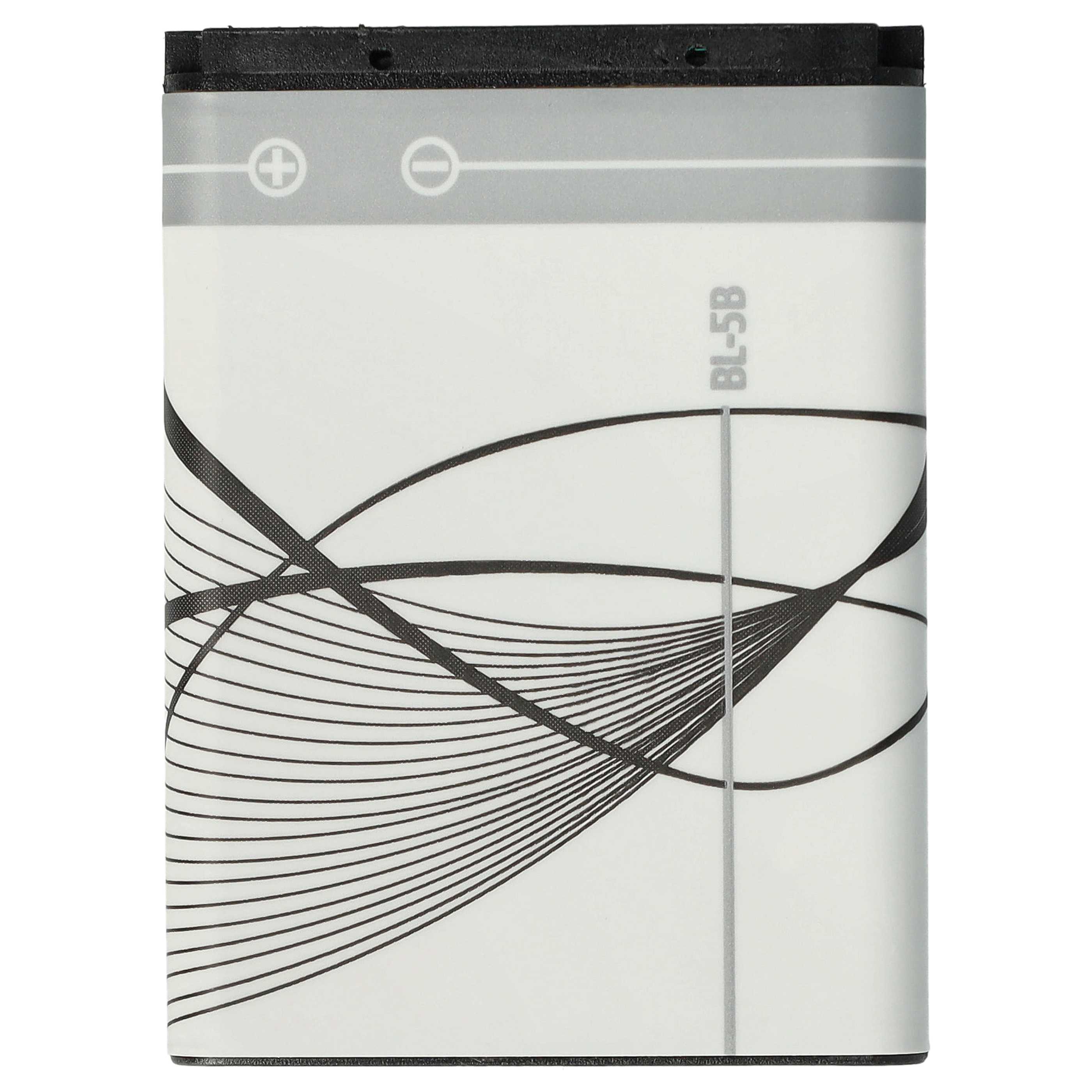 Batería reemplaza Blu N5B80T para móvil, teléfono Vodafone - 600 mAh 3,7 V Li-Ion