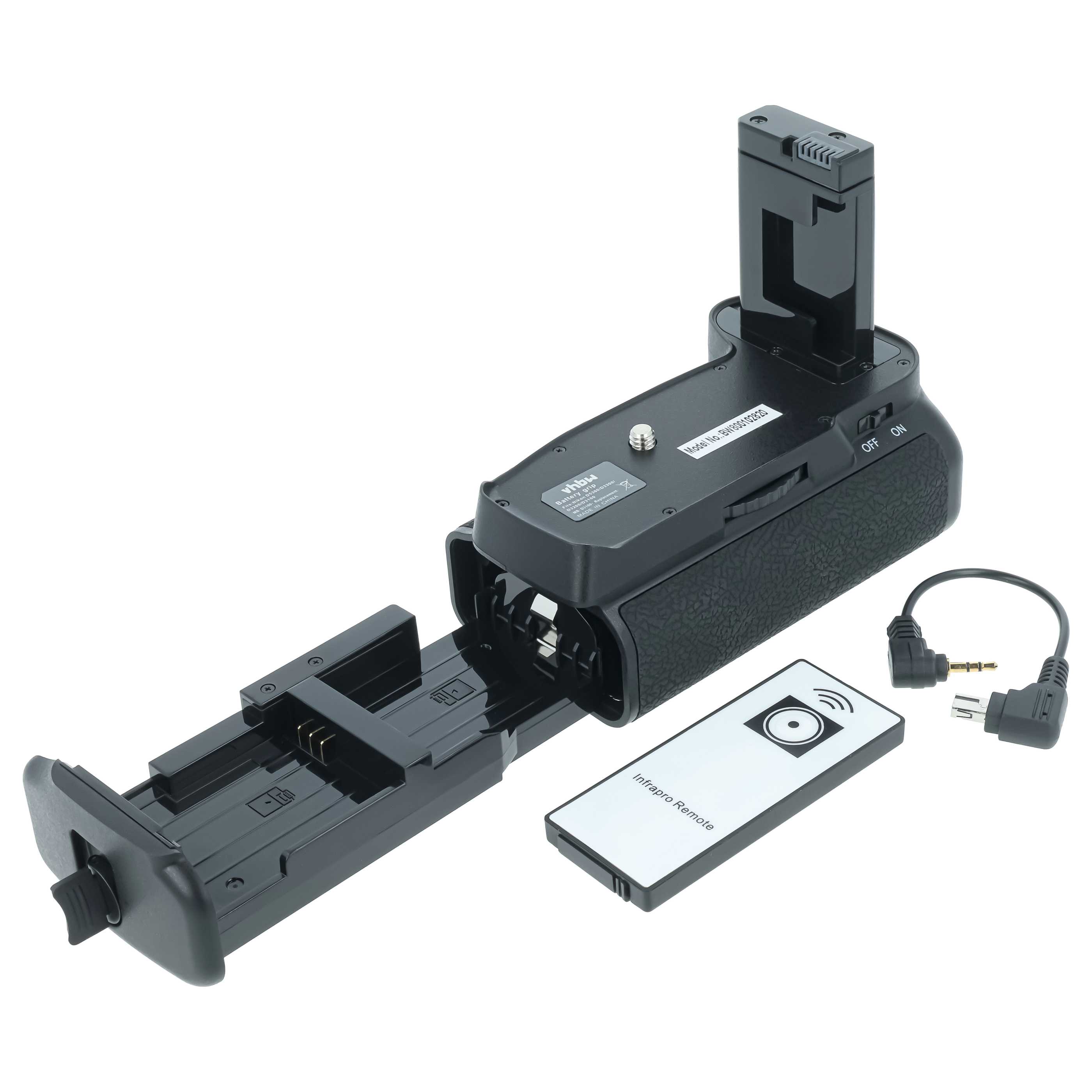 Battery Grip replaces Nikon BG-2F for Nikon Camera - Incl. Mode Dial, plastic / metal, Incl. Trigger