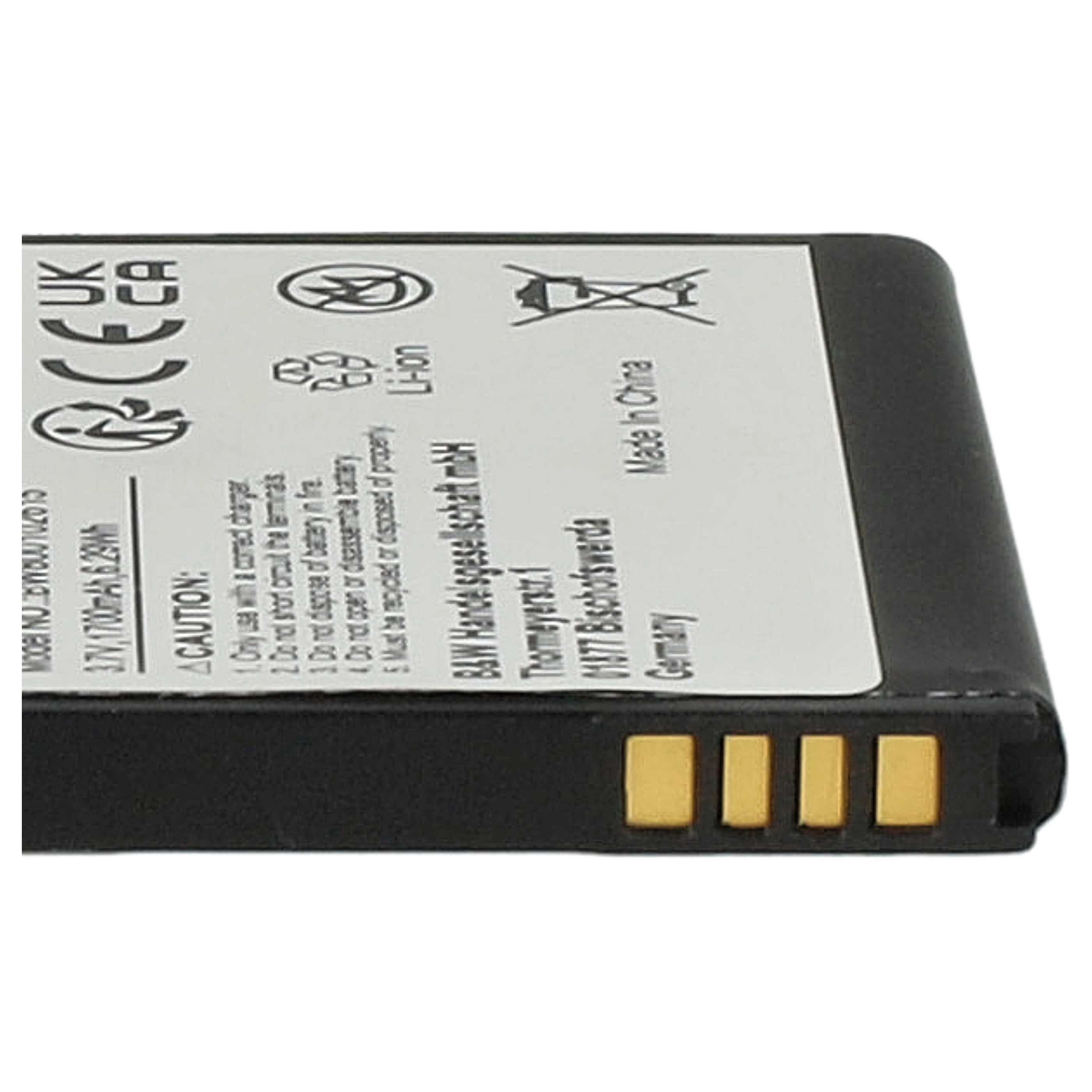 Akumulator do telefonu smartfona zamiennik HTC 35H00170-01M, 35H00150-01M, BA58130 - 1700 mAh 3,7 V Li-Ion