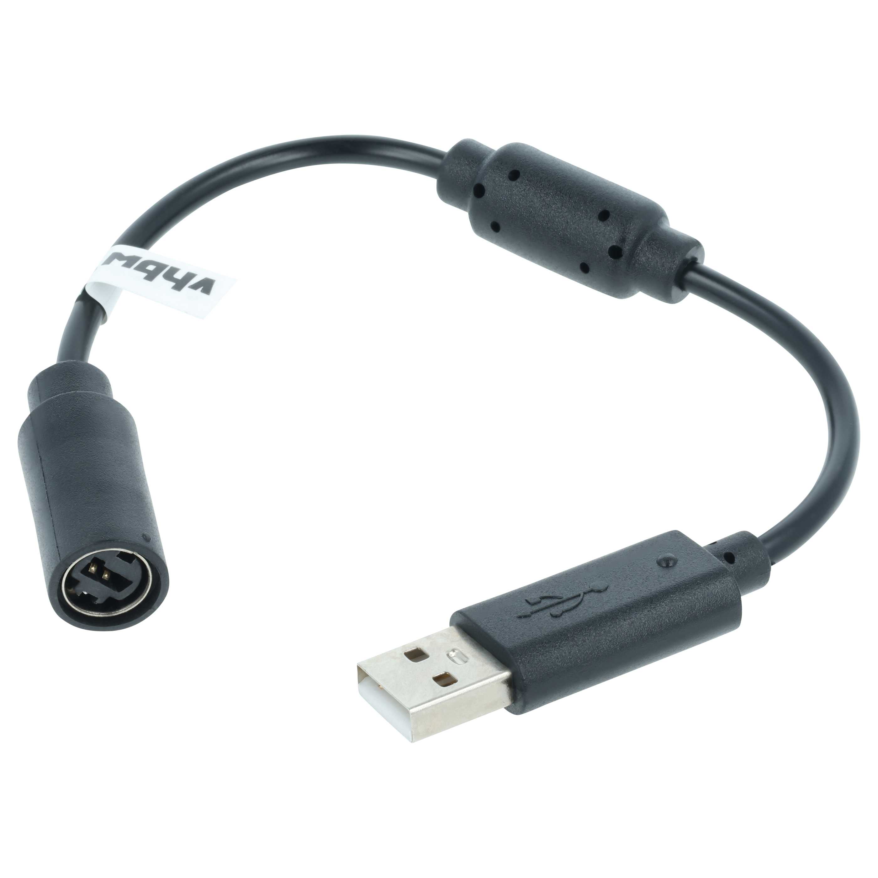 Cavo USB con adattatore a sgancio rapido per controller Microsoft Xbox 360 - nero