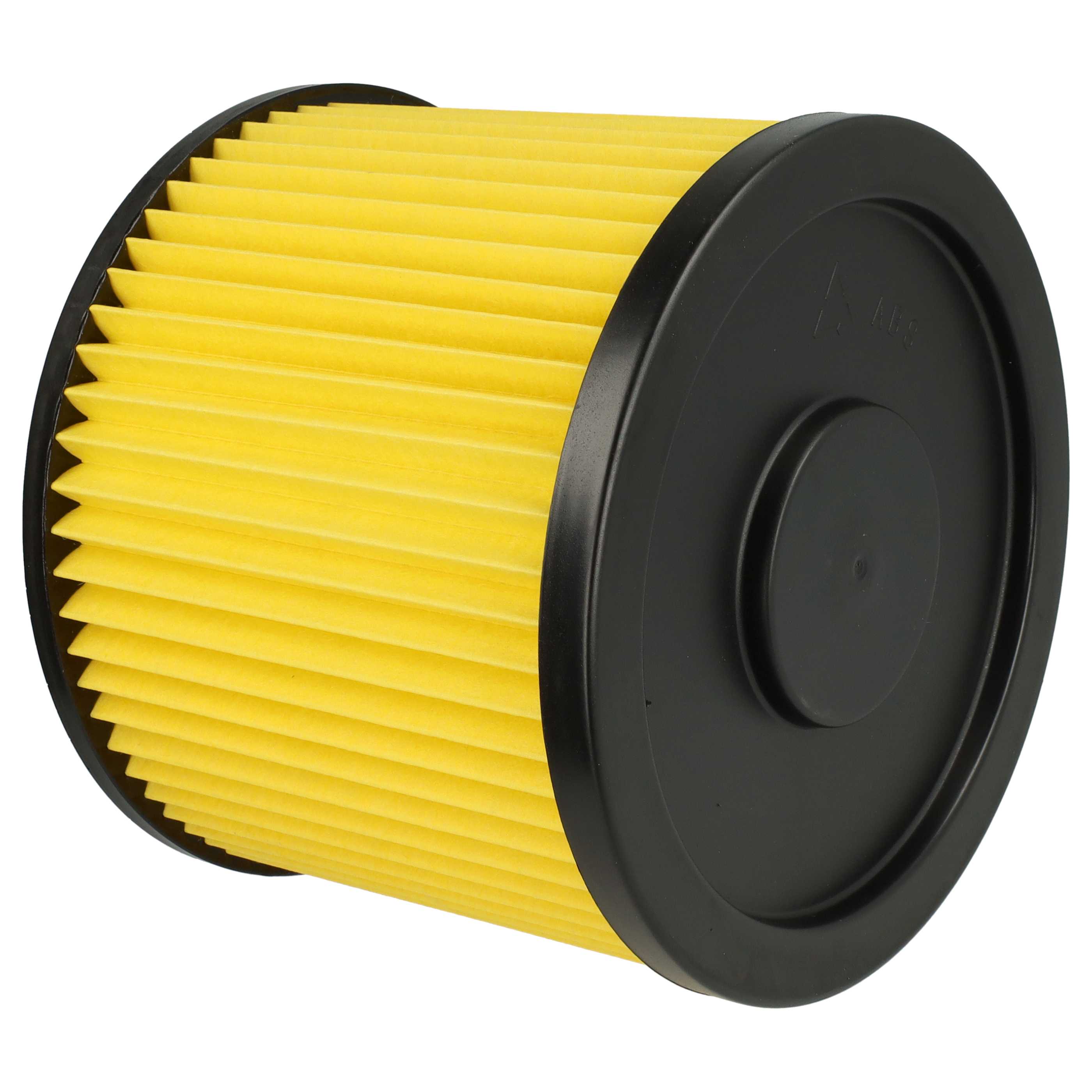 2x Filtercartridge filter replaces Einhell 23.511.10, 2351110 for Basic Vacuum Cleaner, yellow