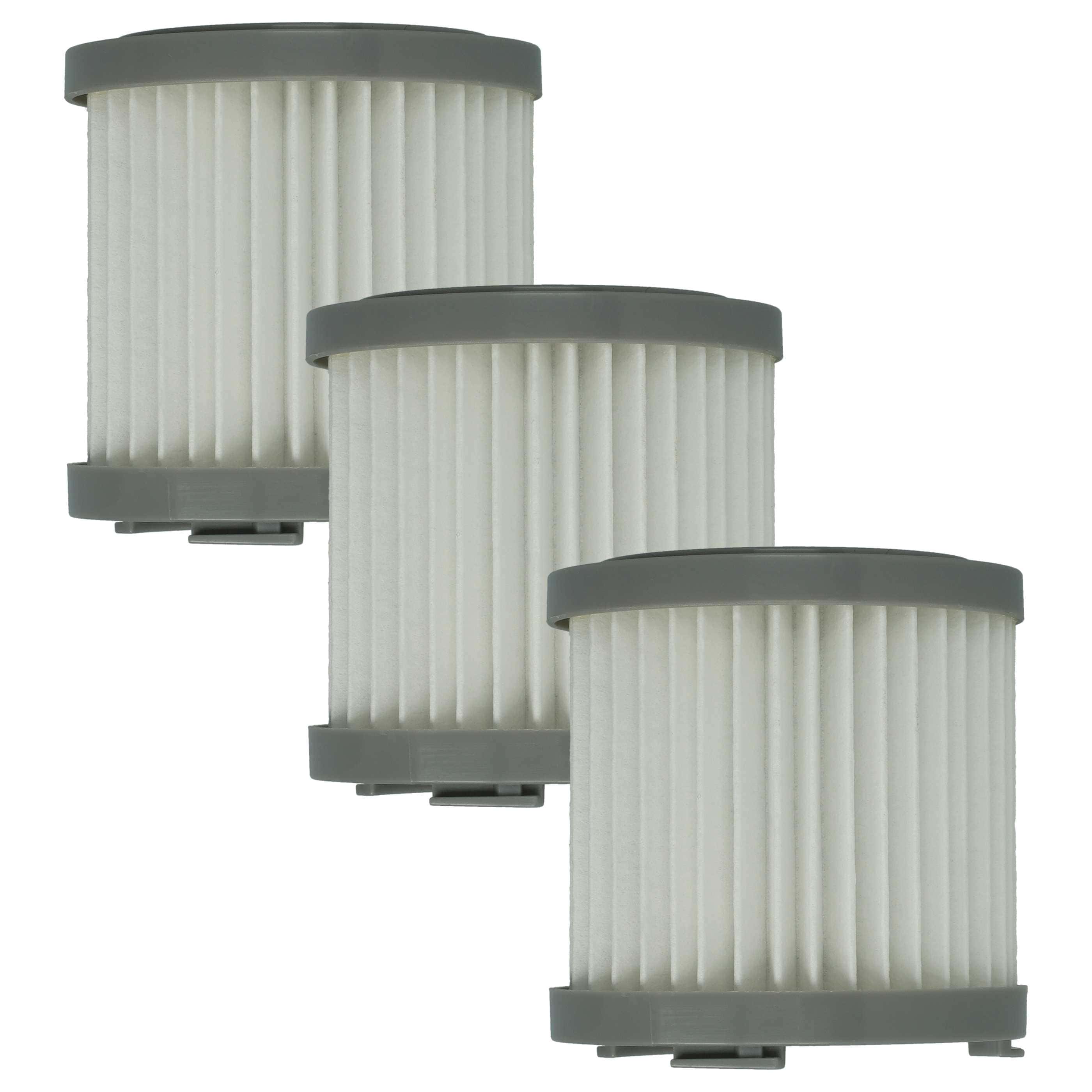 3x Filter replaces AEG 4055453288 for Fakir Vacuum Cleaner, filter class H11