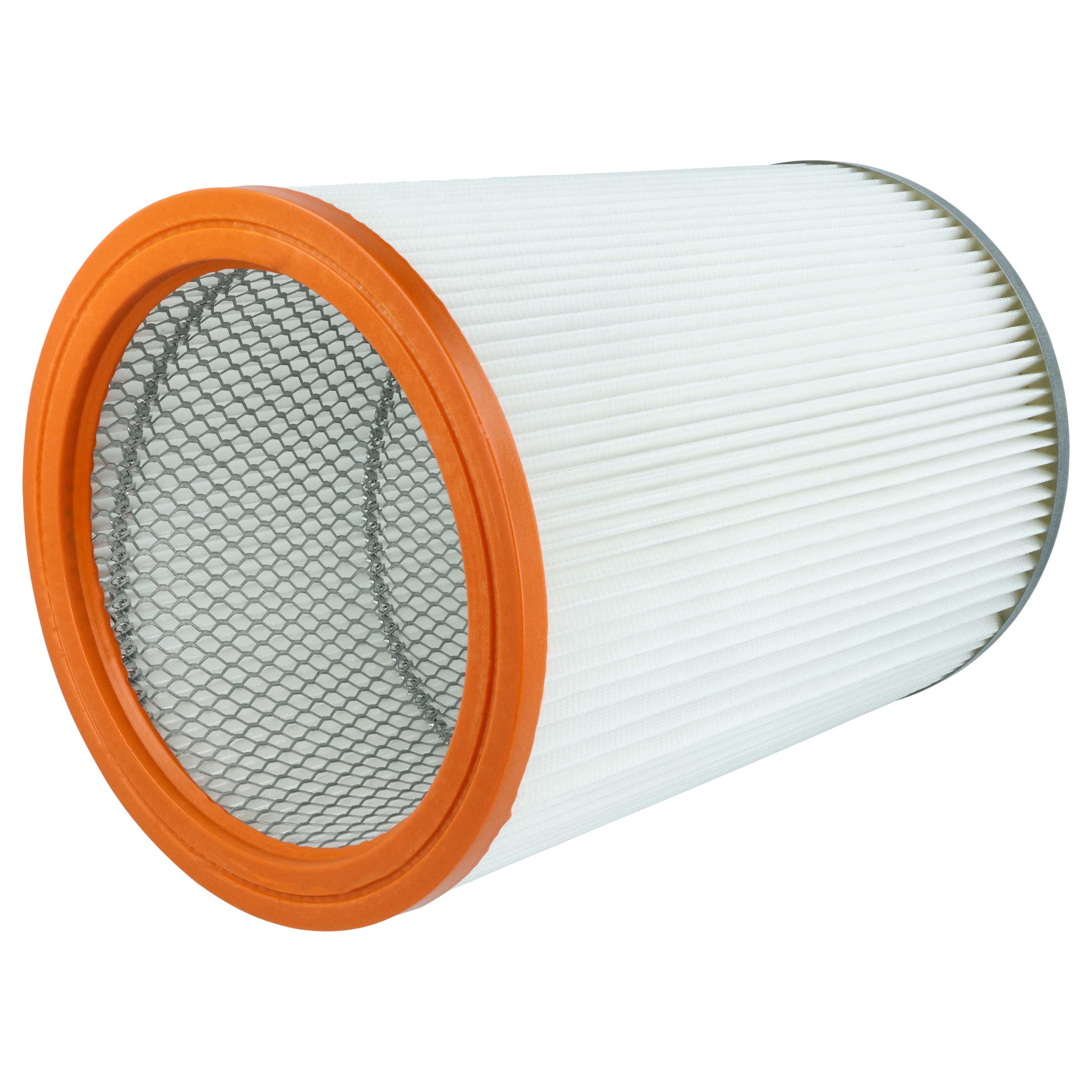 2x Filtercartridge filter replaces Nilfisk R 637/1 for WAP Vacuum Cleaner, orange / white