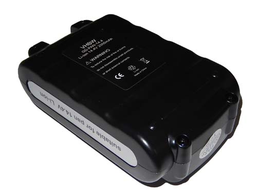 Electric Power Tool Battery Replaces Panasonic EY9L40 - 2000 mAh, 14.4 V, Li-Ion