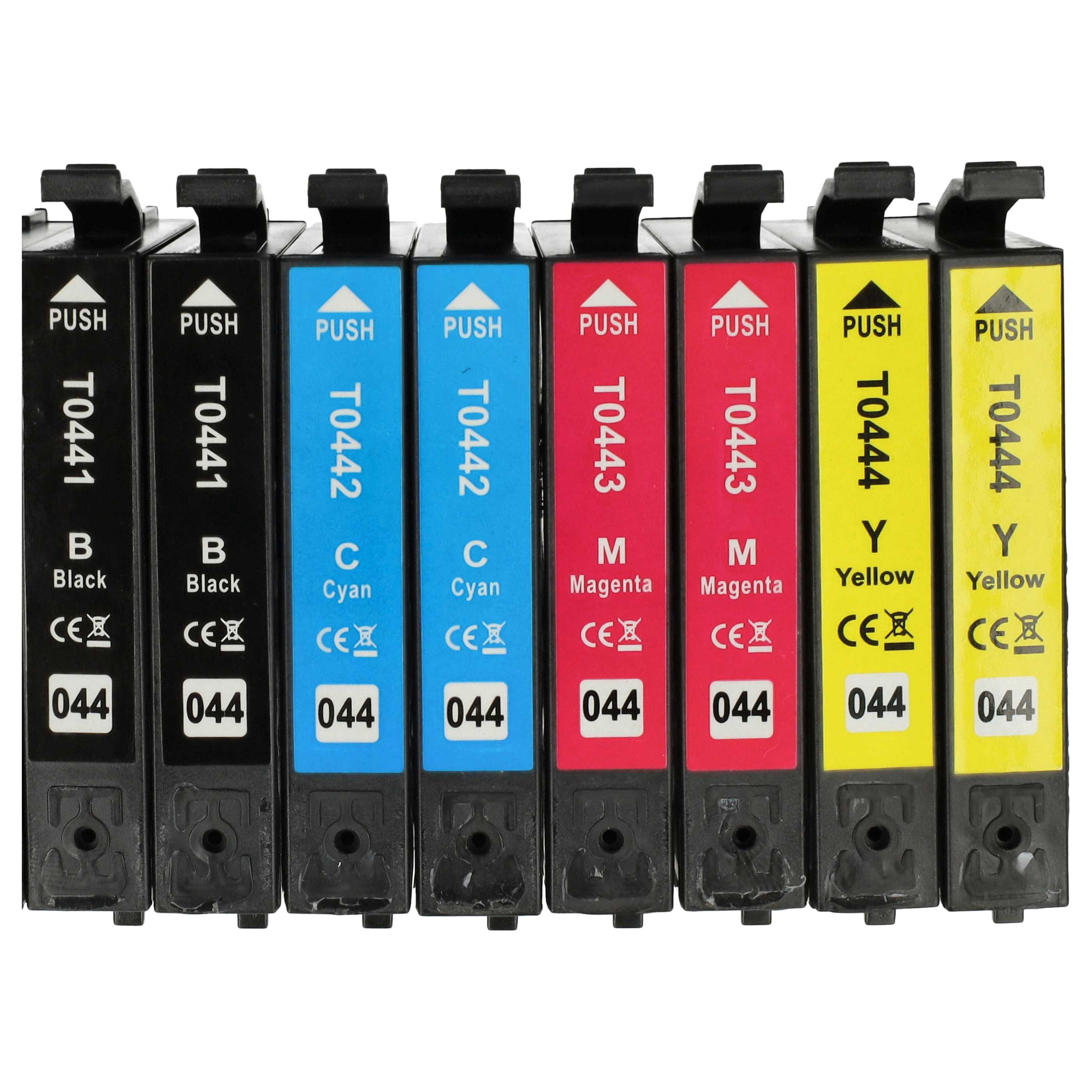 10x Tintenpatronen passend für C64 Epson-Stylus C64 Drucker - B/C/M/Y