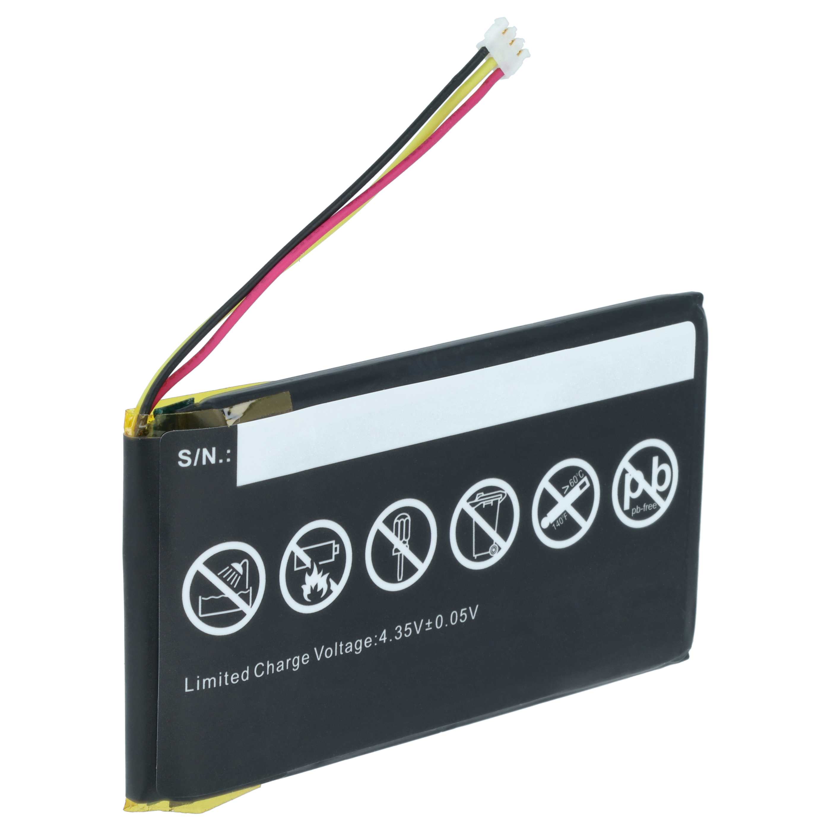 Handheld Computer Battery replaces Crestron 6508588, TSR-310-BTP - 2000mAh, 3.8V
