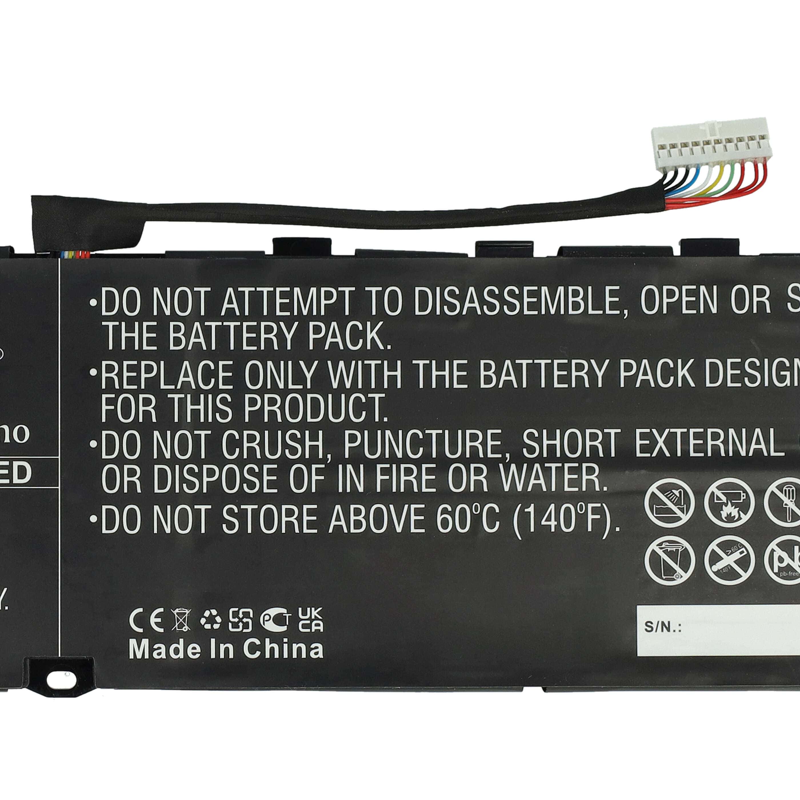 Akumulator do laptopa zamiennik MSI BTY-M57 - 4100 mAh 15,2 V LiPo