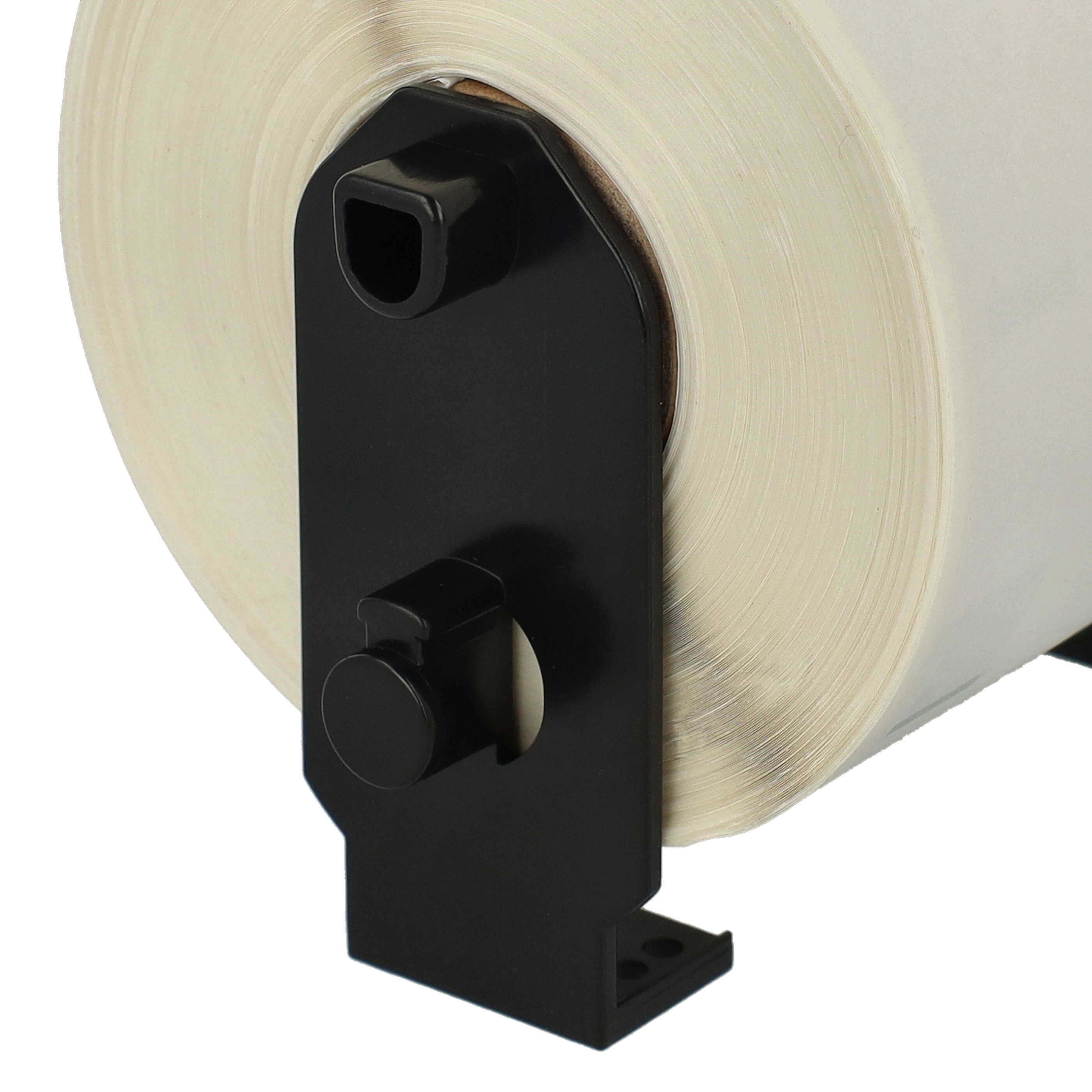 5x Label Roll replaces Brother DK-11202 Labeller - 62 mm x 100 mm + Holder
