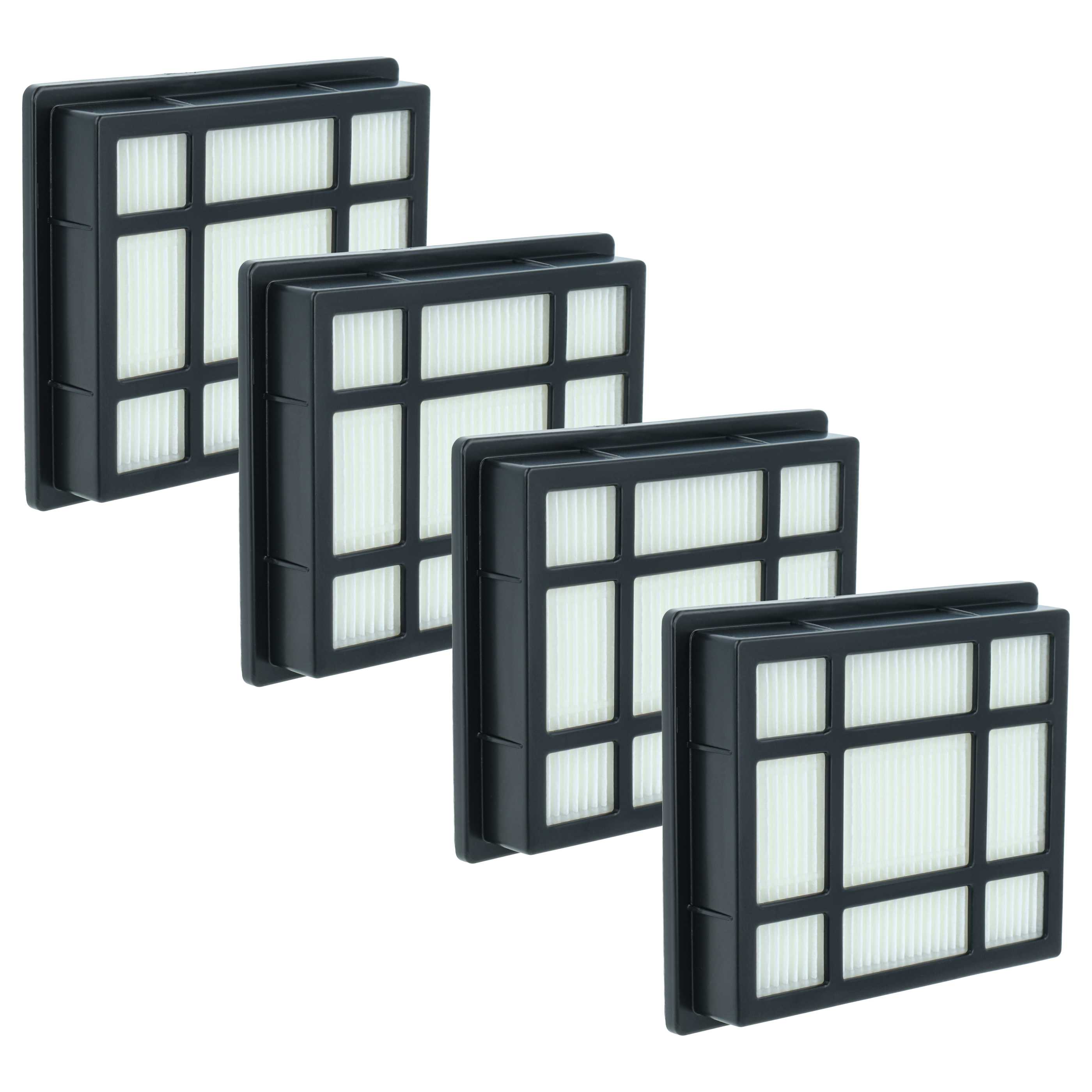 4x Filter replaces Nilfisk 107414332 for Nilfisk Vacuum Cleaner, filter class H13