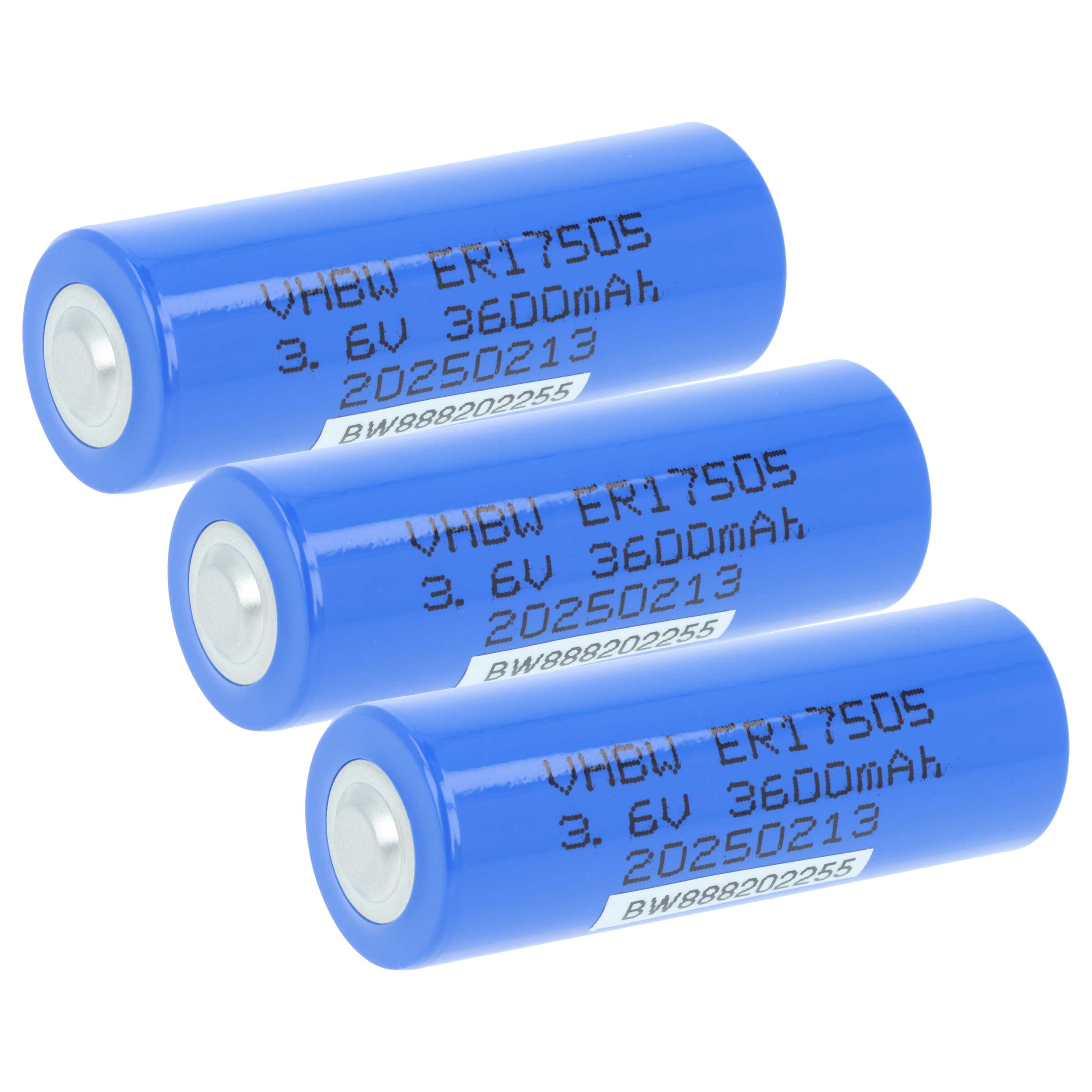 3x Bateria specjalna ER17505 / SB-A01 (Size A) / LS17500 / ER17/50 - 3600 mAh 3,6 V Li-MnO2