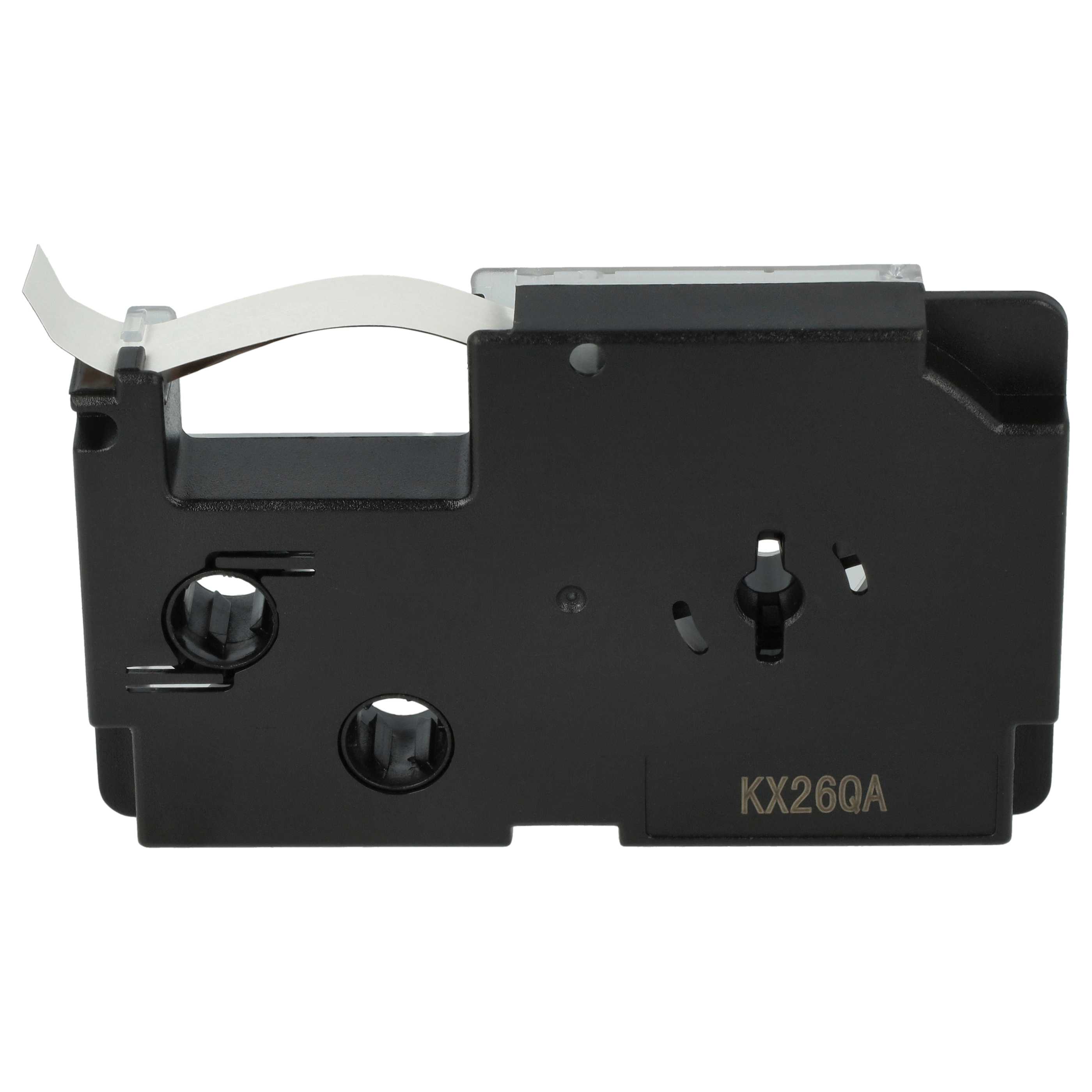 Label Tape replaces Casio XR-9GD1, XR-9GD - 9 mm Black to Gold