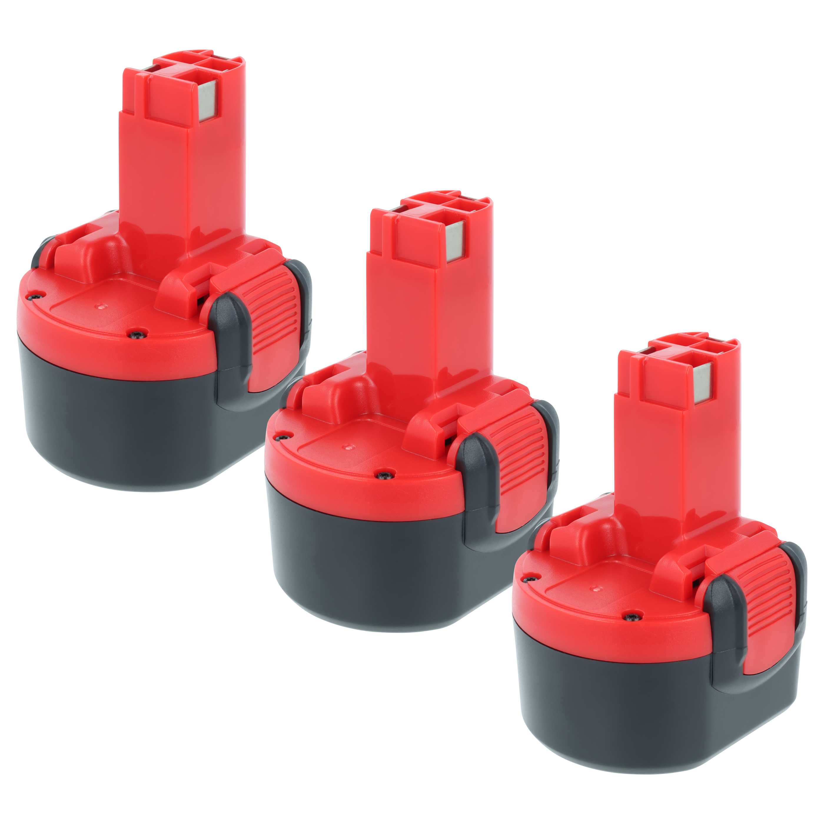 3x Battery replaces Bosch 2 607 335 260, 2 607 001 380 Electric Power Tool - 3300 mAh, 9.6 V, NiMH
