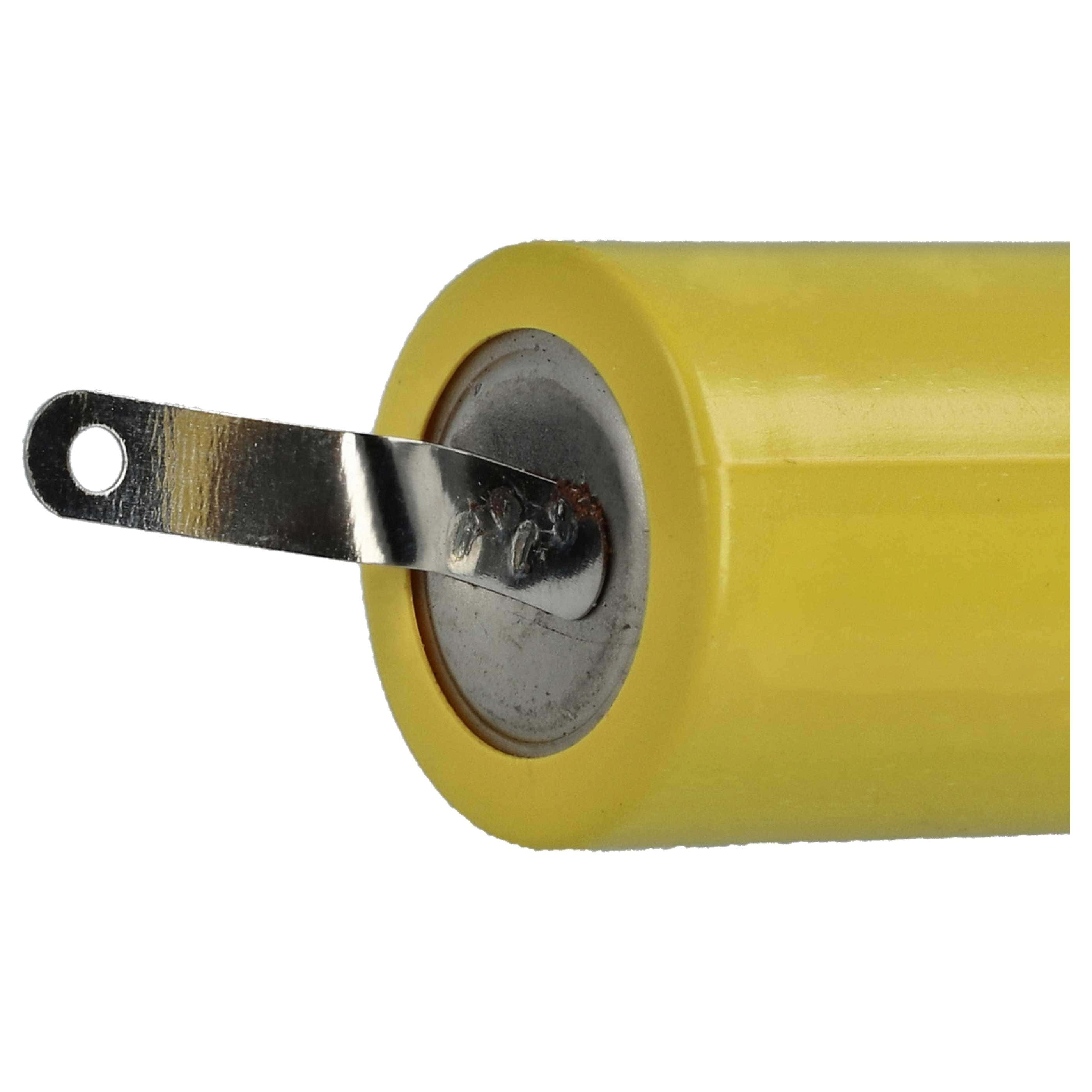 Batterie (2 pcs.) remplace 1/2AA modèle radio-télécommandé - 600mAh 1,2V NiMH