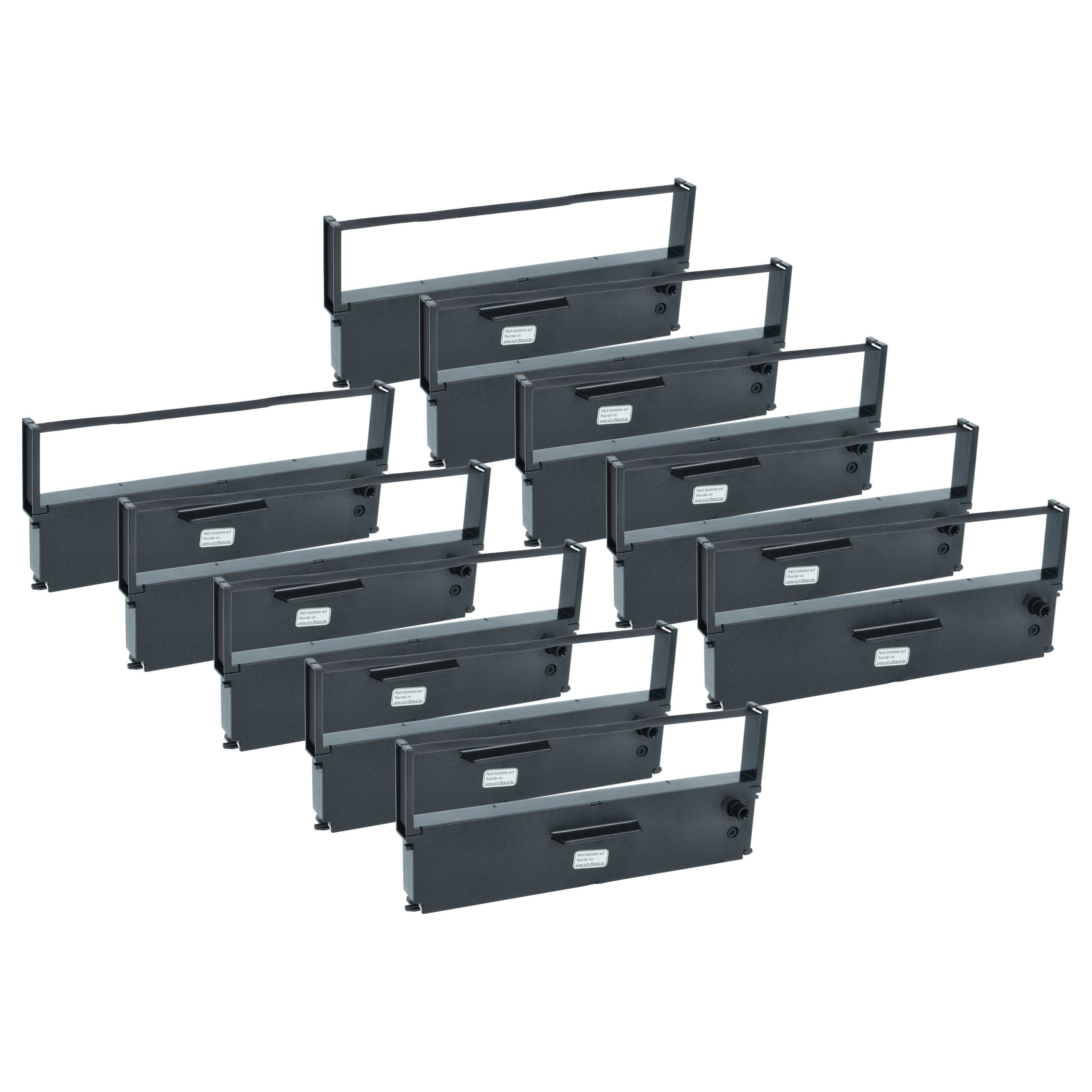 10x Ink Ribbon replaces Epson C43S015231, C43S015369 for Utax Dot Matrix, Receipt Printer etc. - Black