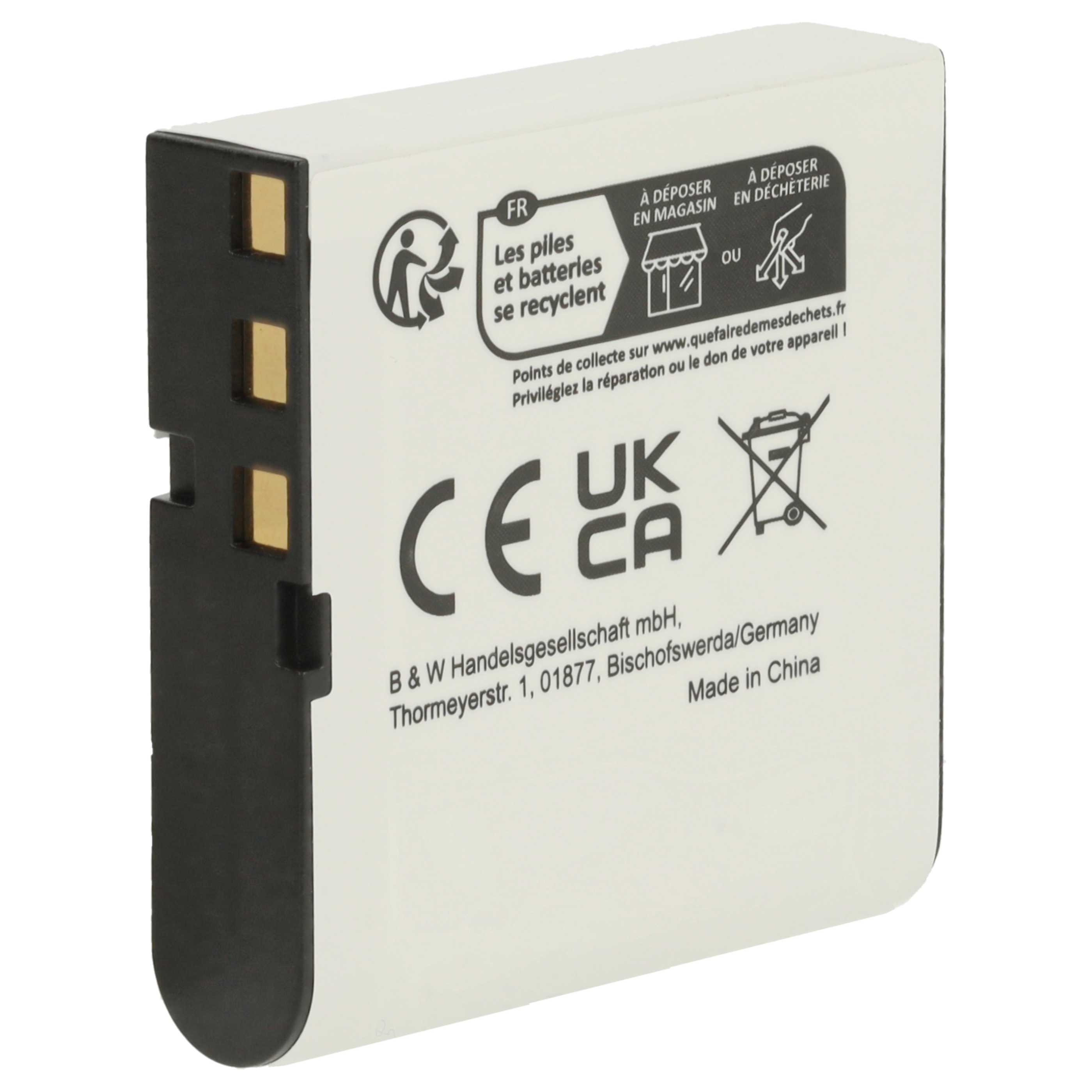 3x Battery replaces BenQ NP-40DBA, NP-40, NP-40DCA - 950mAh, 3.6V, Li-Ion