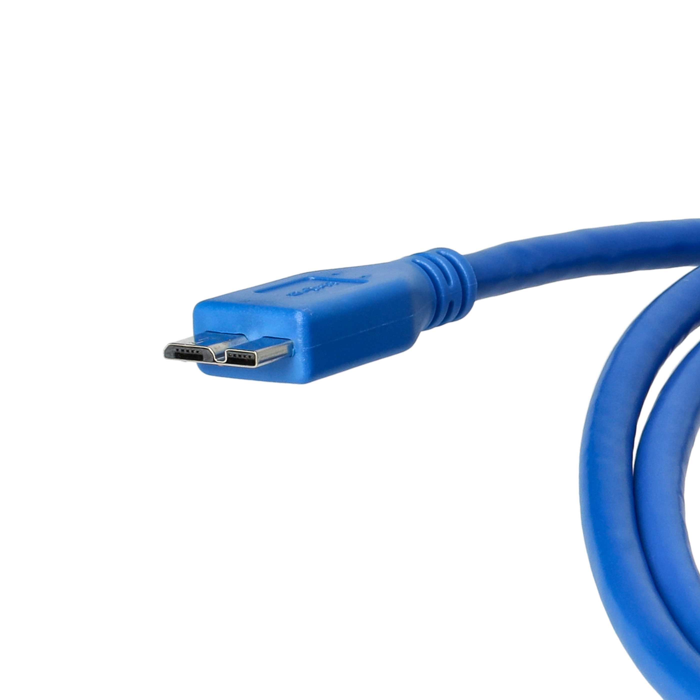 Kabel Micro USB (standard USB typ A na pasujący do Buffalo HD-AVSU3 Media Hard Drive 