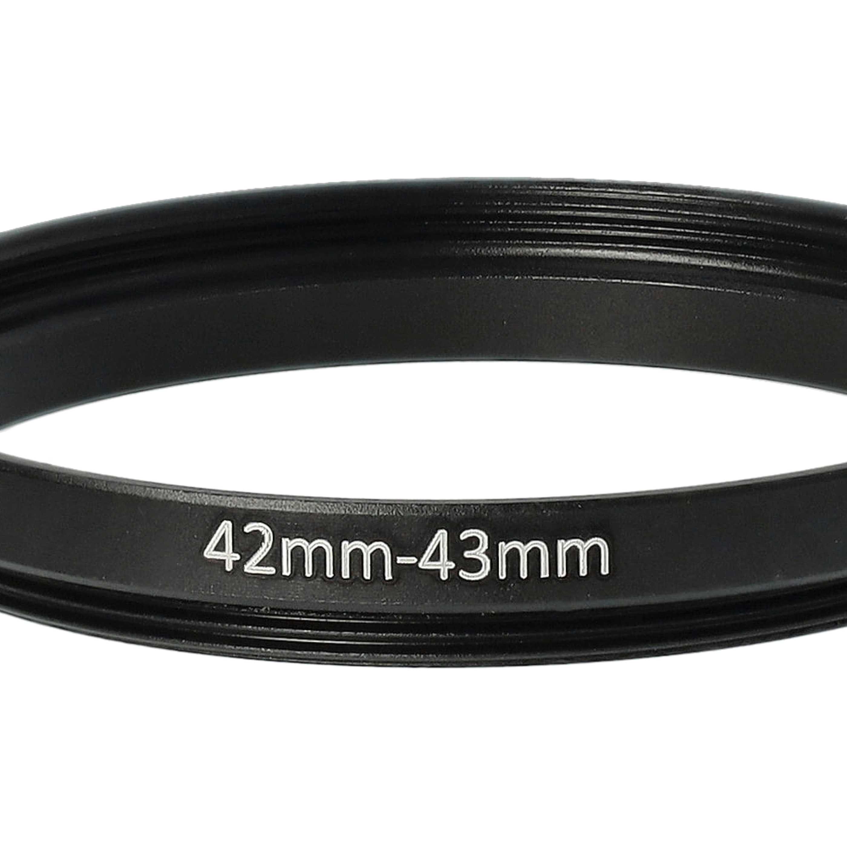 Step-Up Ring Adapter of 42 mm to 43 mm for various Camera Lens - Filter Adapter