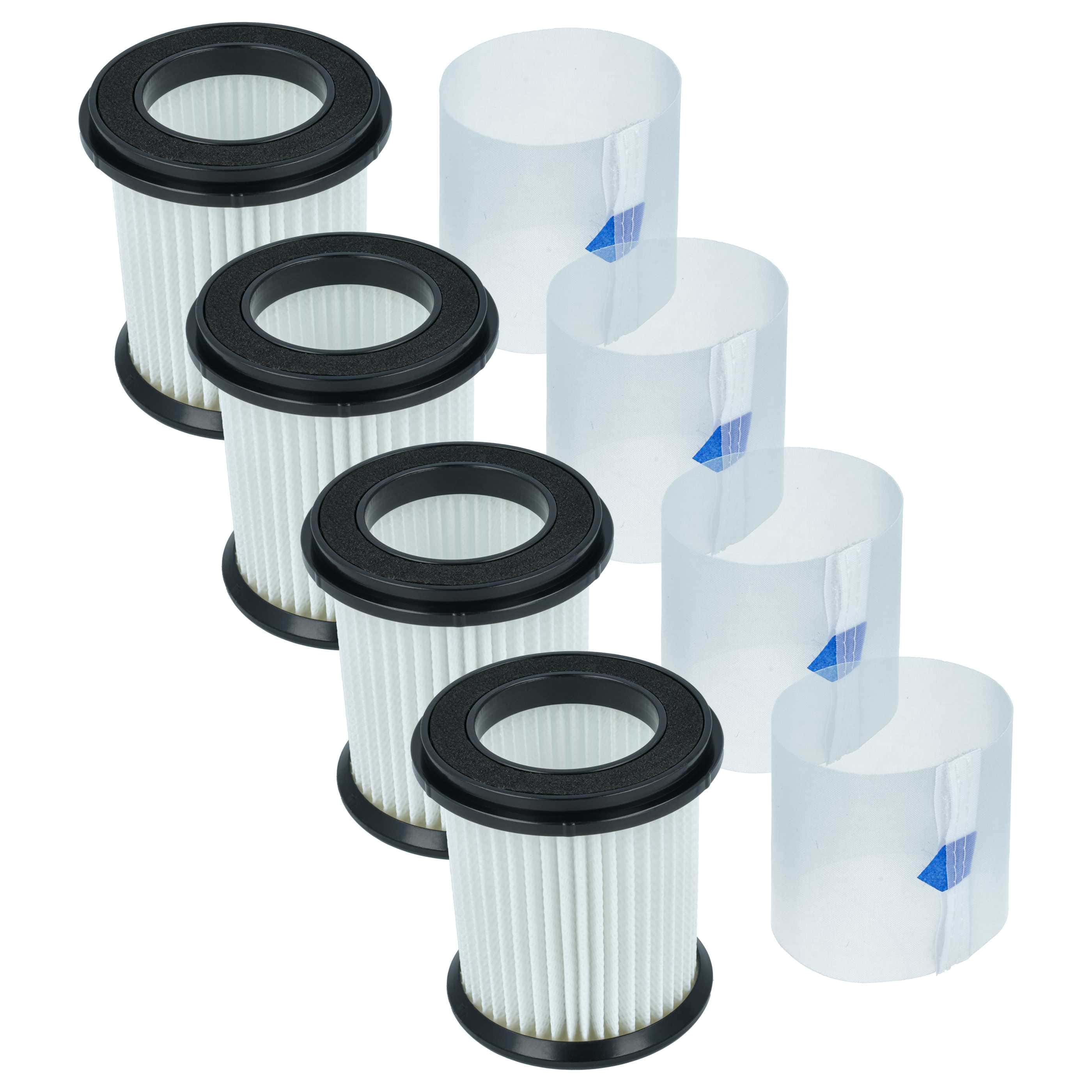 4x Filter replaces INSE 343924, 210410L10 for Inse Vacuum Cleaner, filter class H10