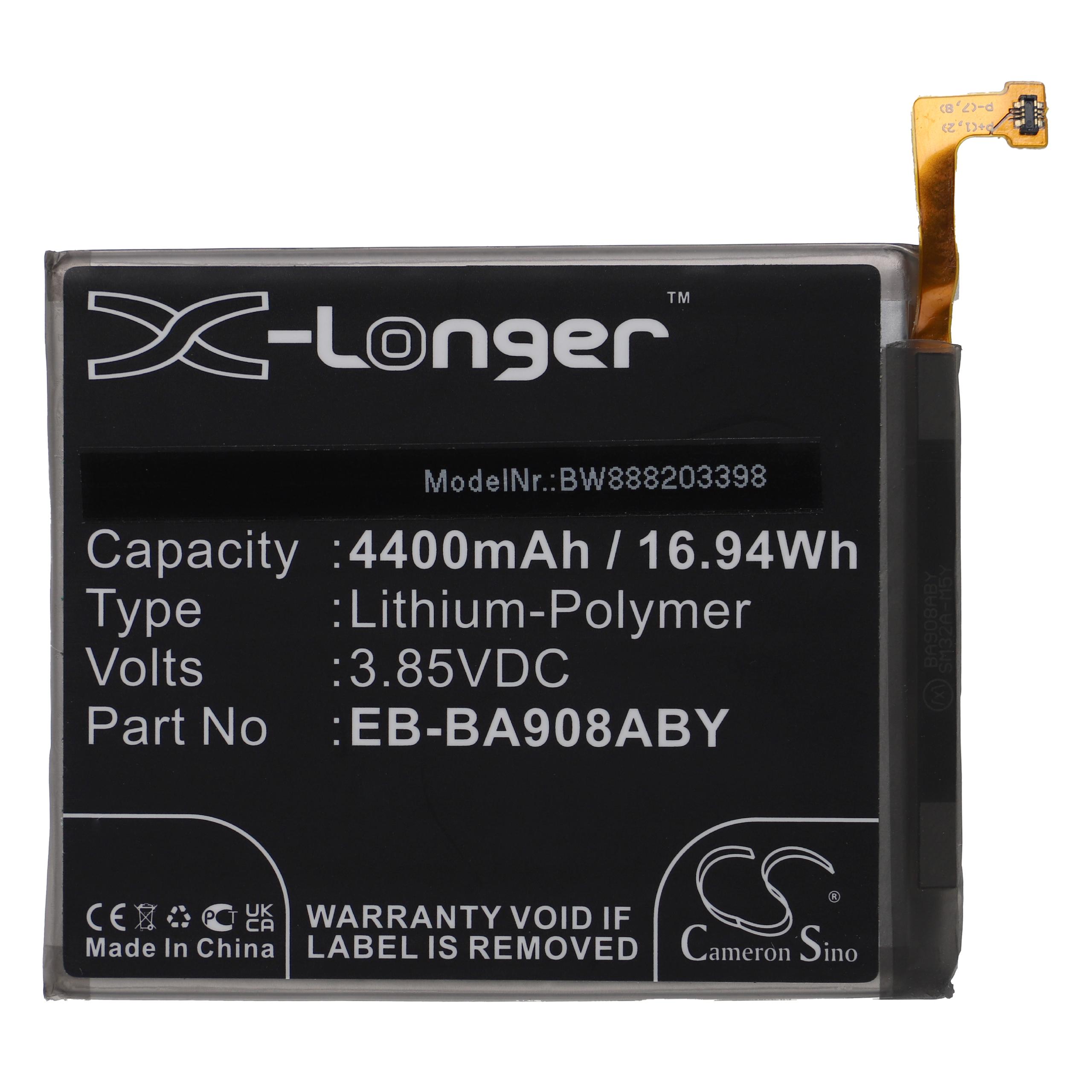 Batteria sostituisce Samsung EB-BA908ABY, GH82-21089A per cellulare Samsung - 4400mAh 3,85V Li-Poly