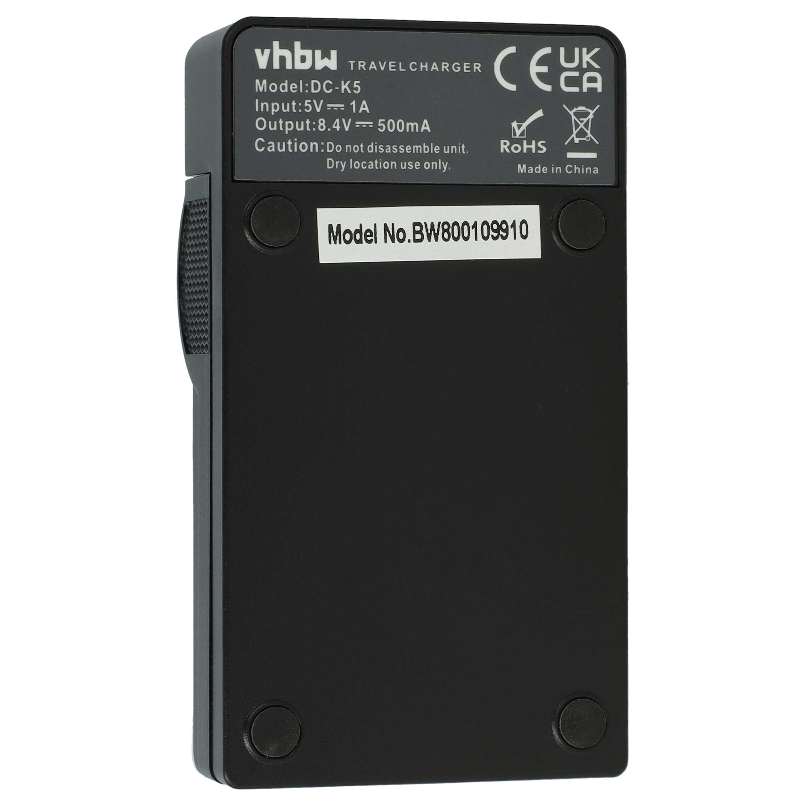 Battery Charger suitable for HDC-SD1 Camera etc. - 0.5 A, 8.4 V
